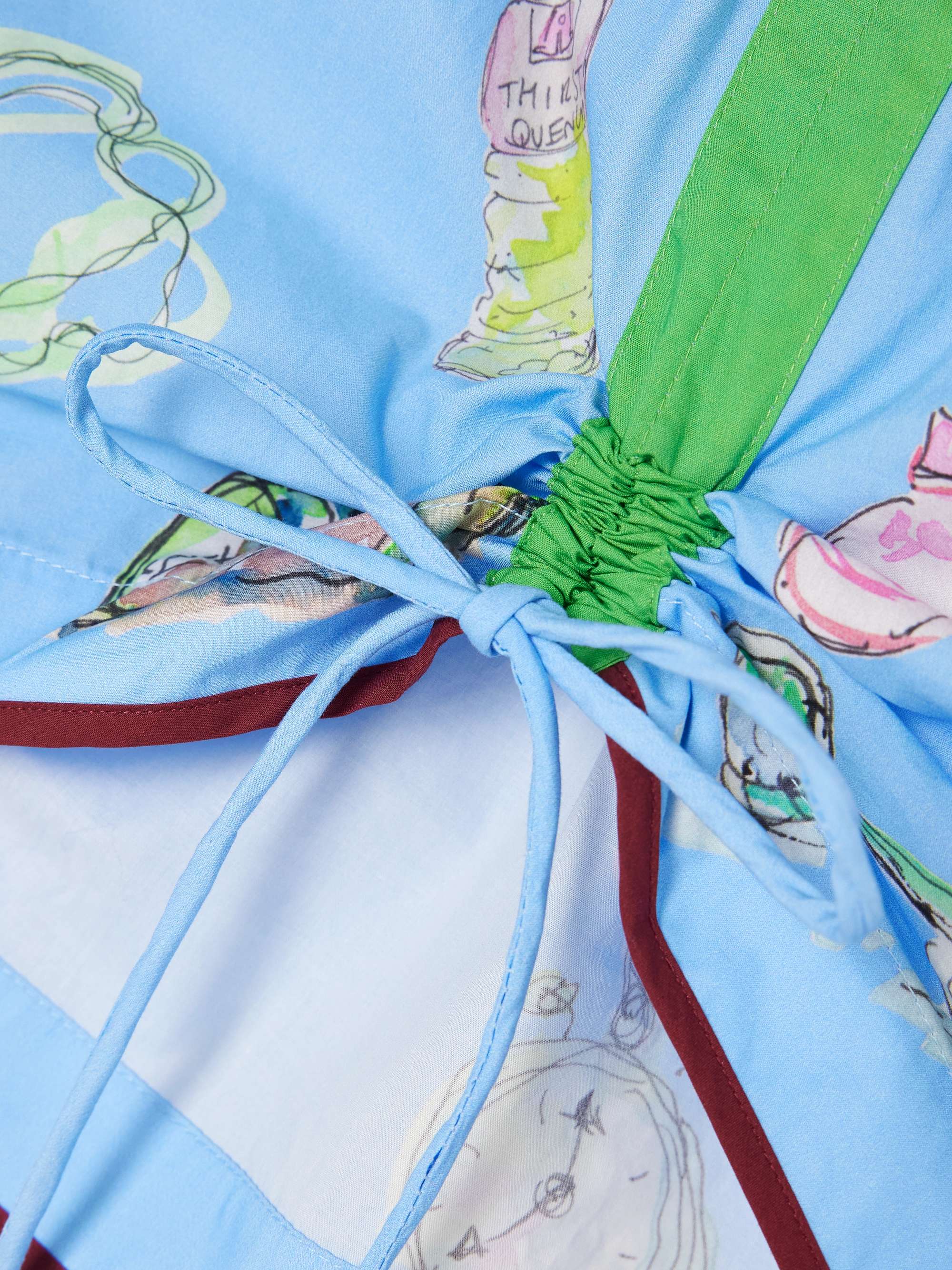 + Anouk Colantoni printed organic cotton-poplin shorts view