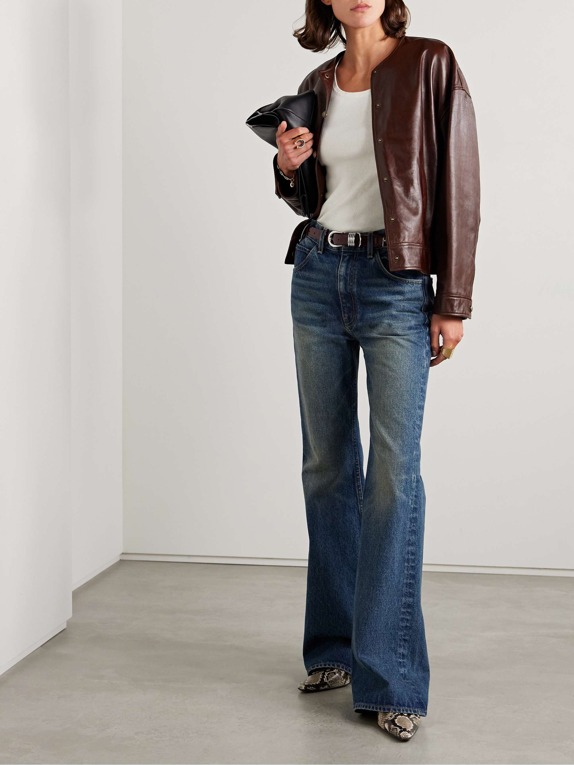 Deja leather jacket view