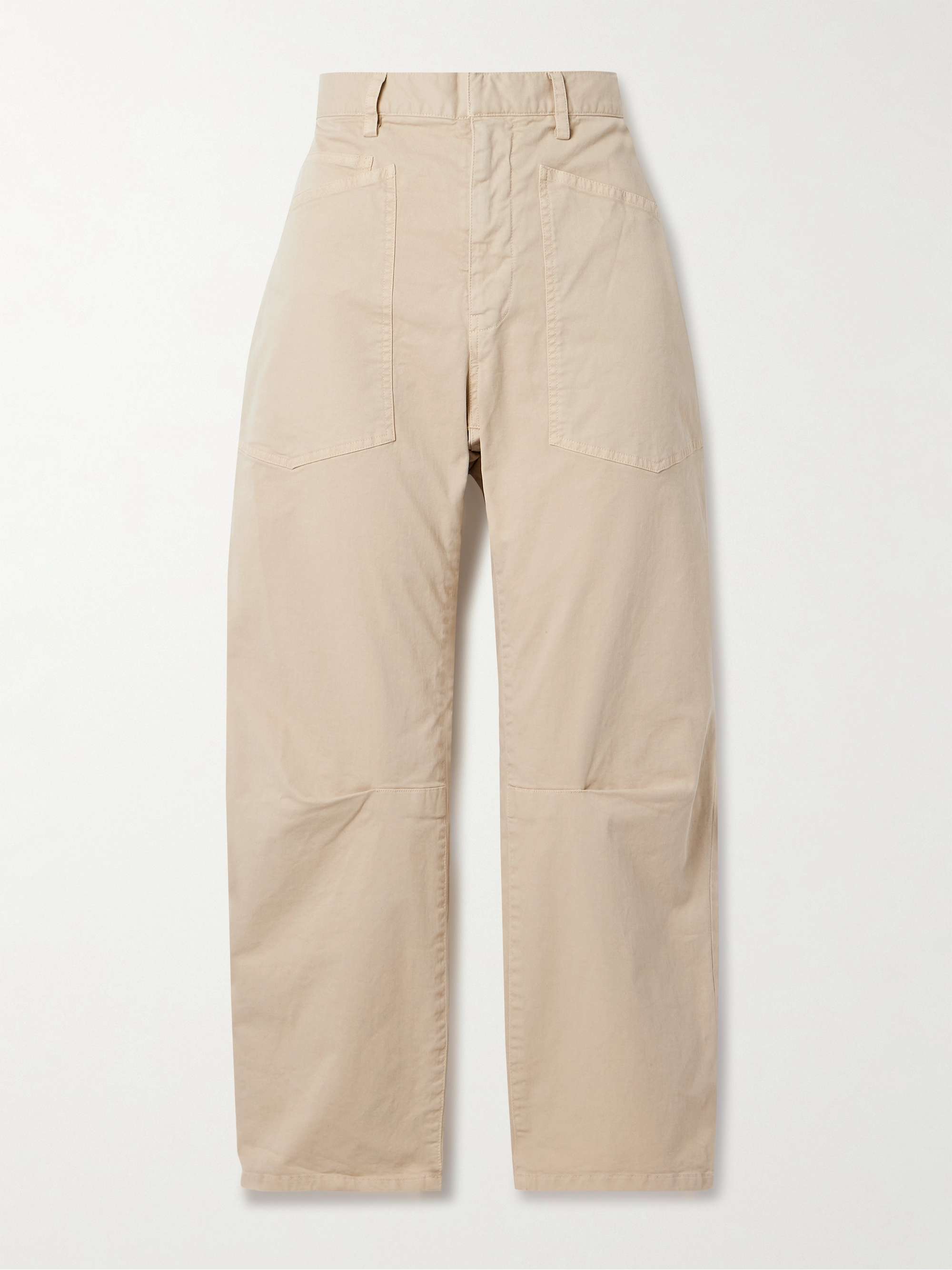 Shon cotton-blend twill tapered pants view
