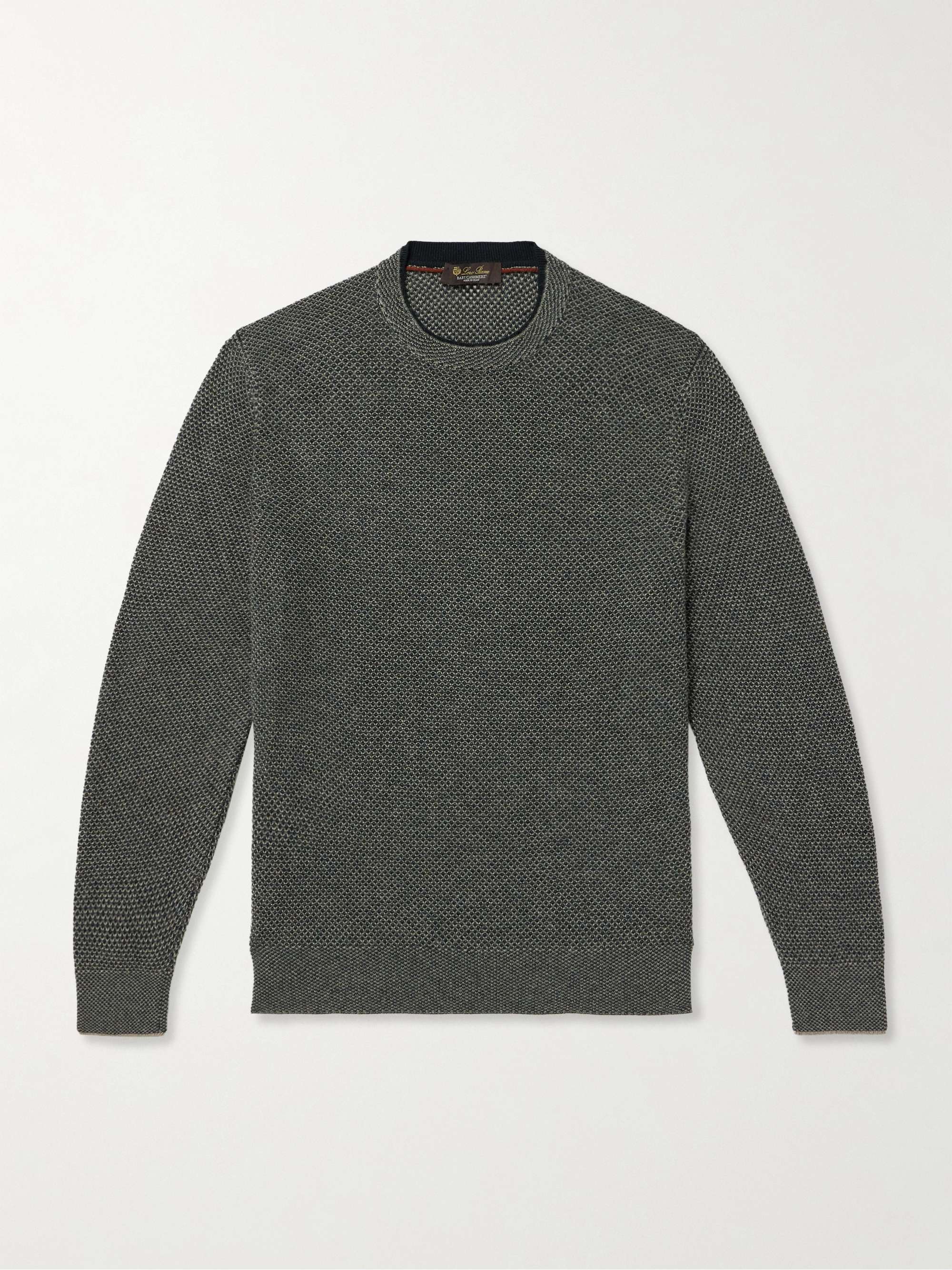 Varallo Honeycomb-Knit Baby Cashmere Sweater view