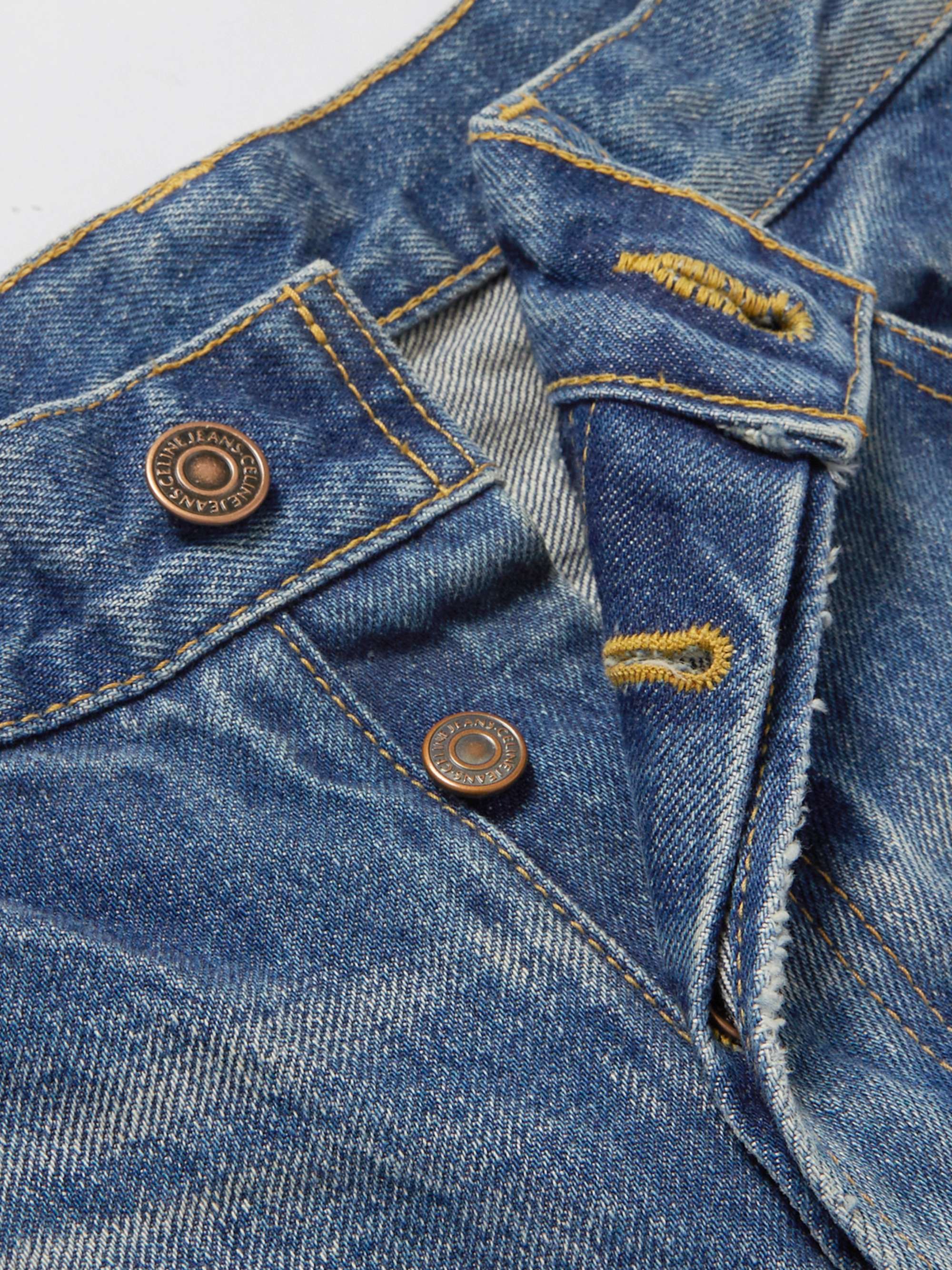 Wesley Straight-Leg Distressed Denim Shorts view