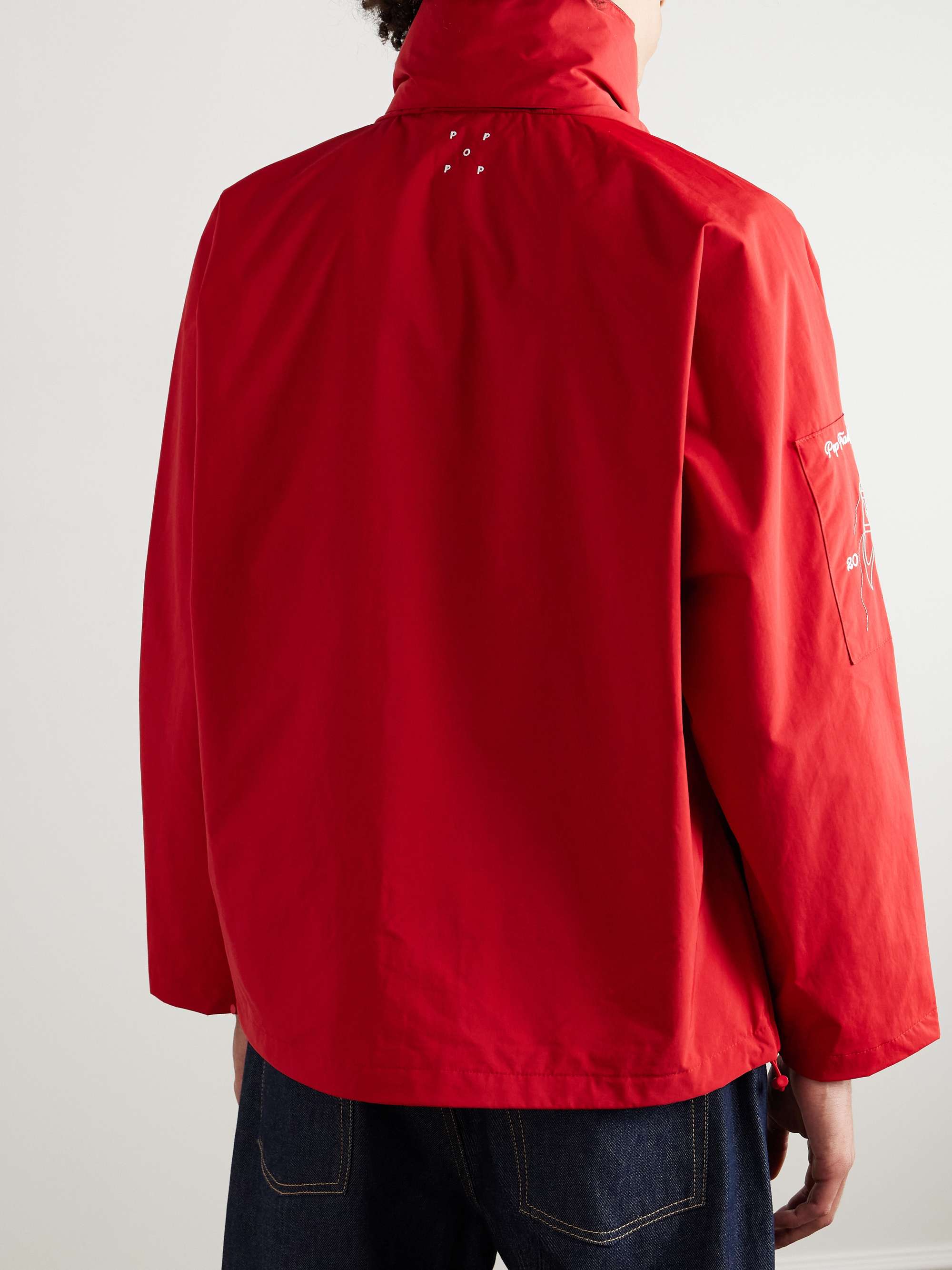 Nautical Logo-Embroidered Nylon Jacket view