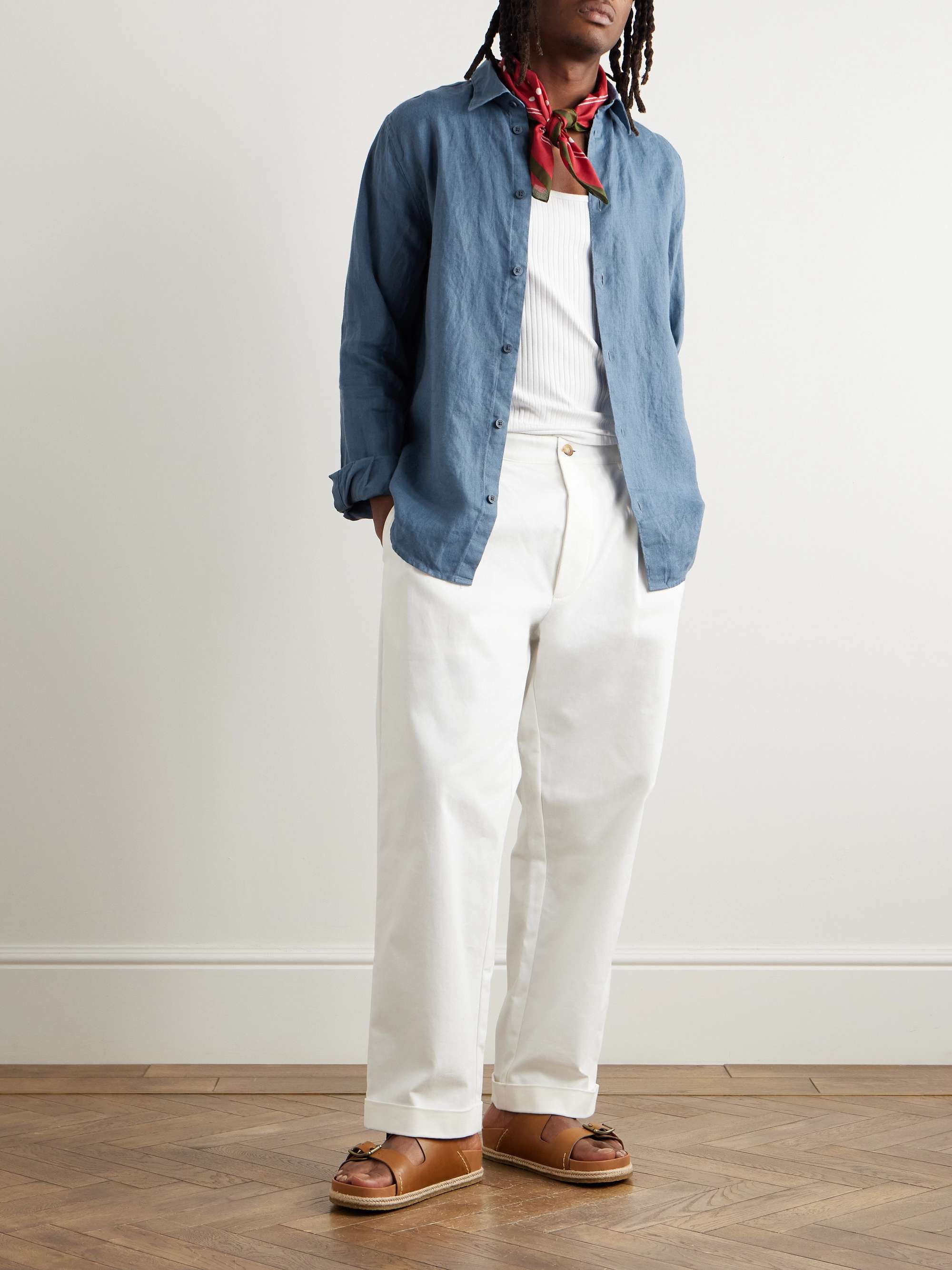 Enzo 5708 Linen Shirt view