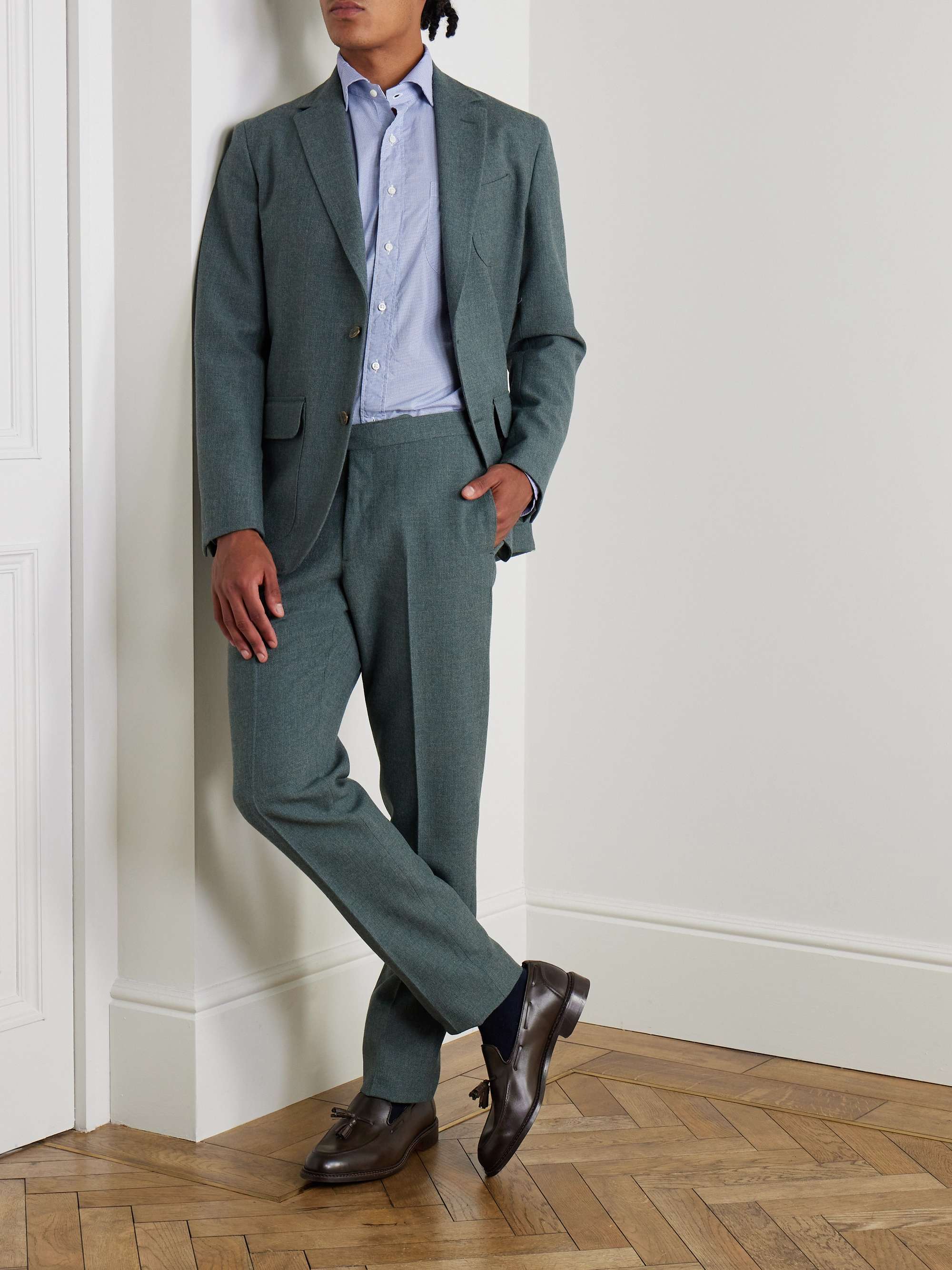 Gingham Cotton-Poplin Shirt view