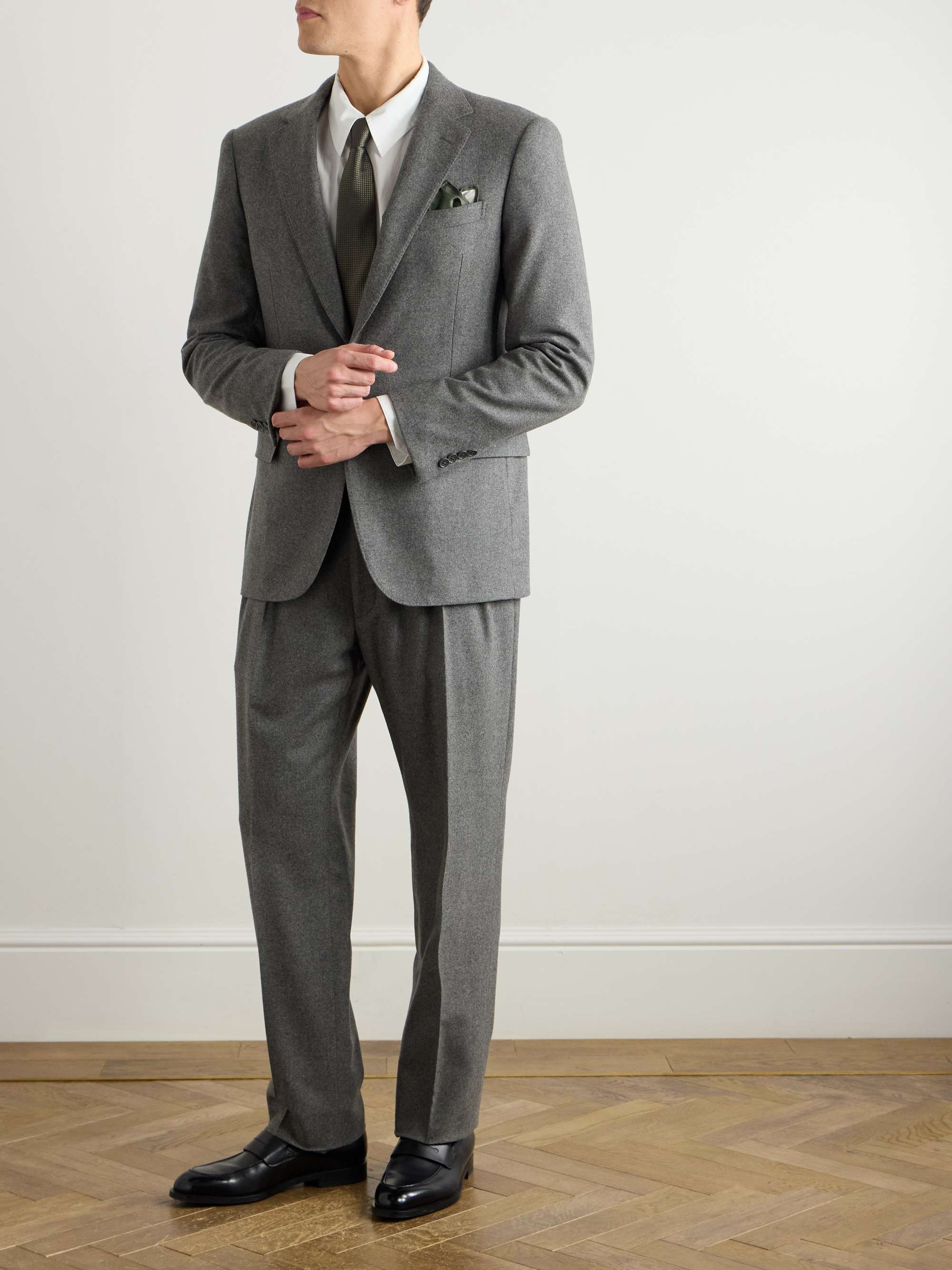 Gregory Wool-Flannel Suit Jacket view