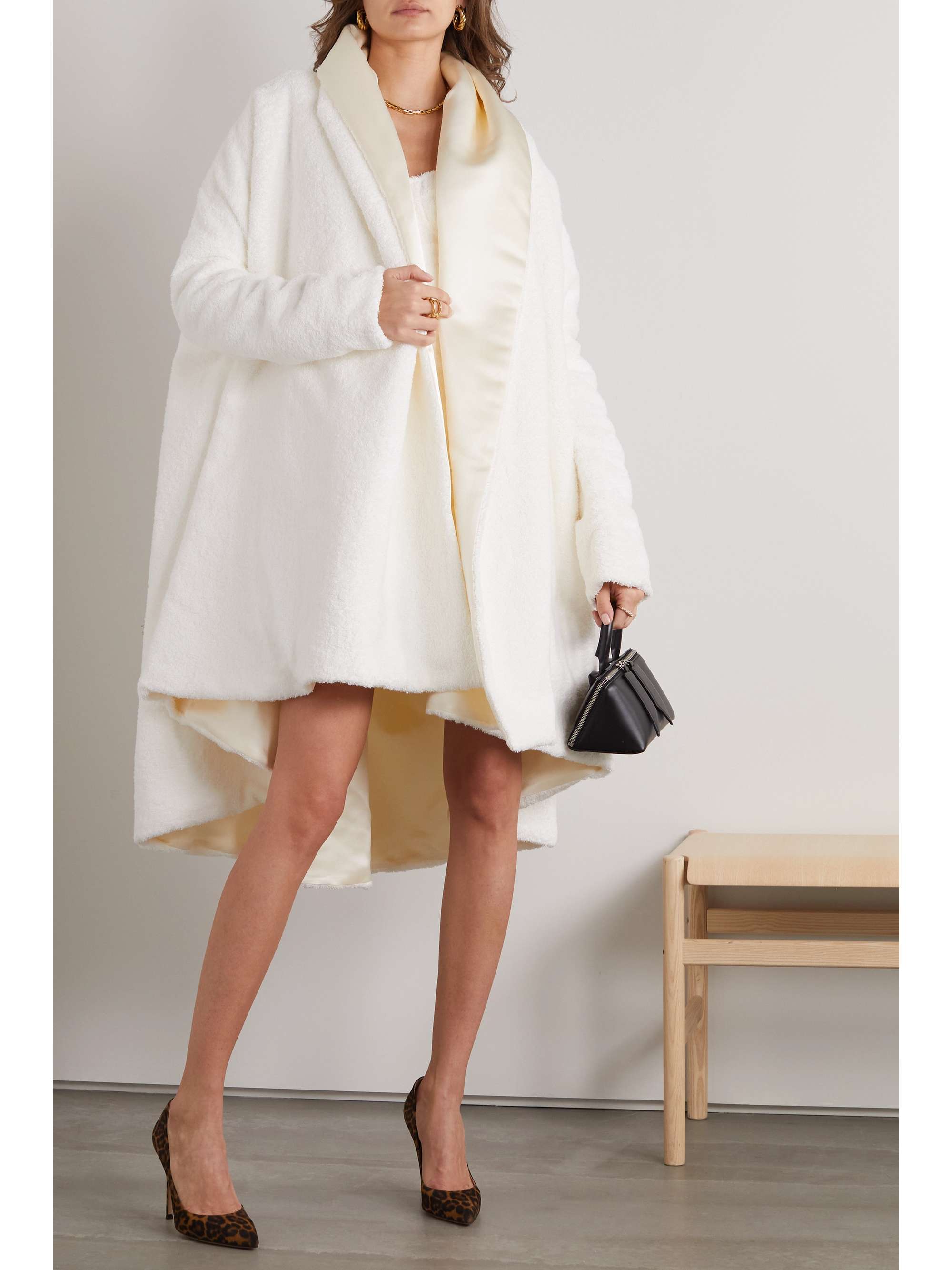 Cotton-terry coat view