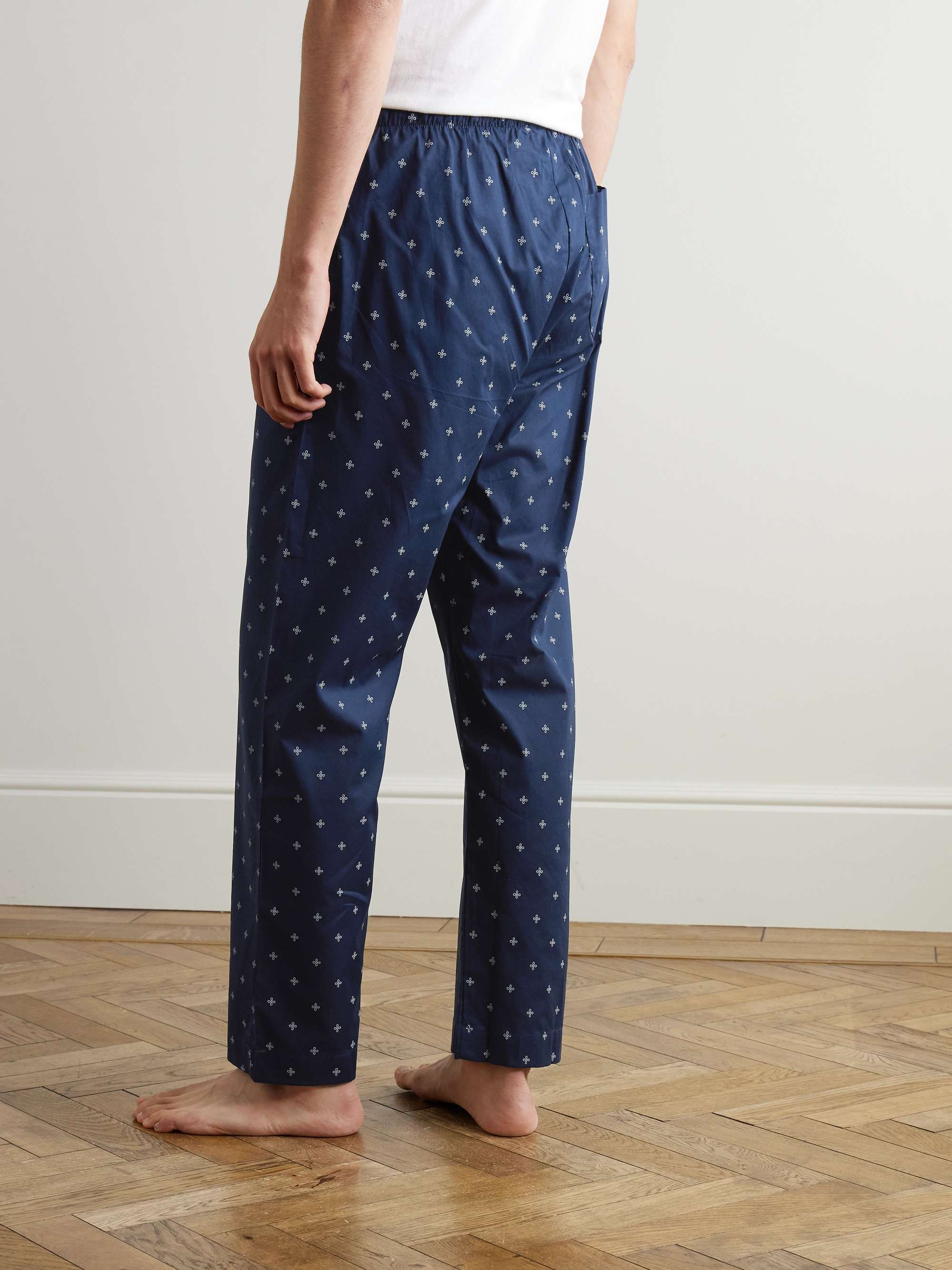 Nelson Printed Cotton-Batiste Pyjama Trousers view