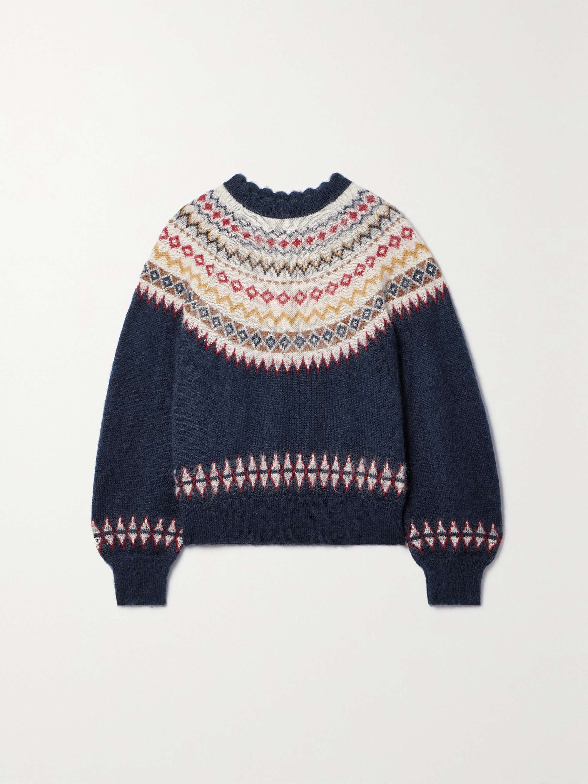 Harvest Fair Isle knitted sweater view
