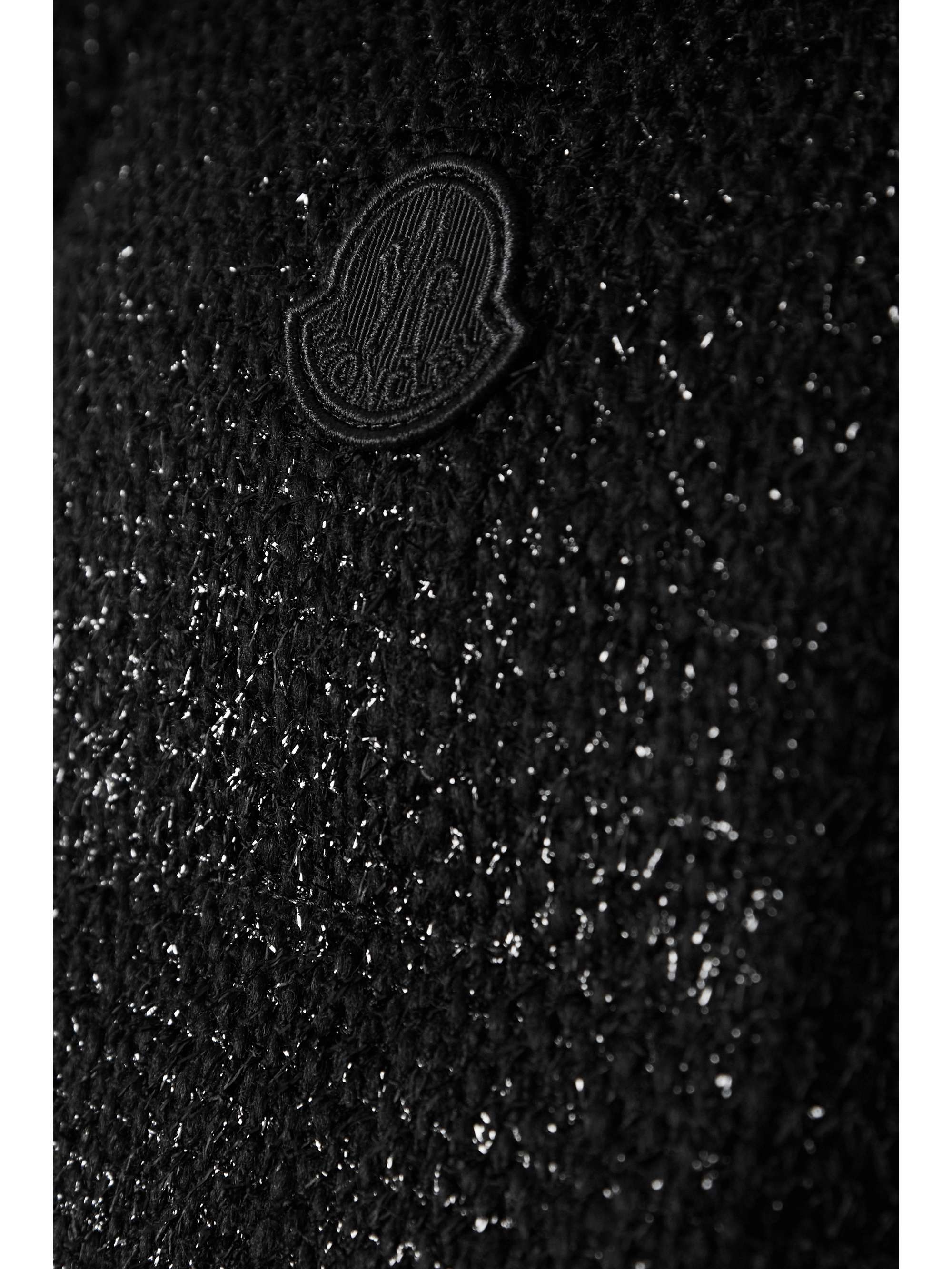 Carrelet faux fur-trimmed quilted metallic wool-blend tweed down vest view