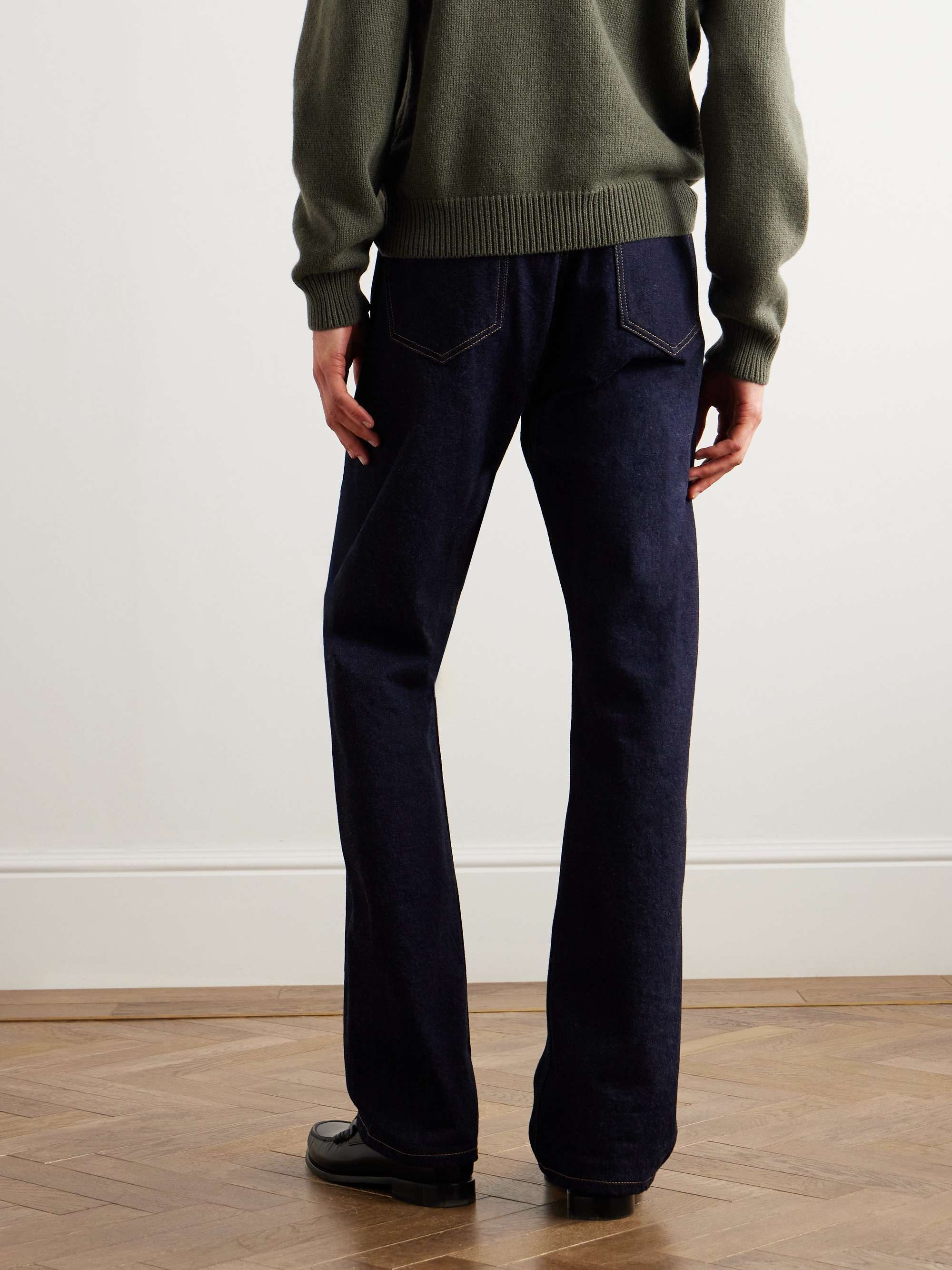 Kurt Slim-Fit Straight-Leg Selvedge Jeans view