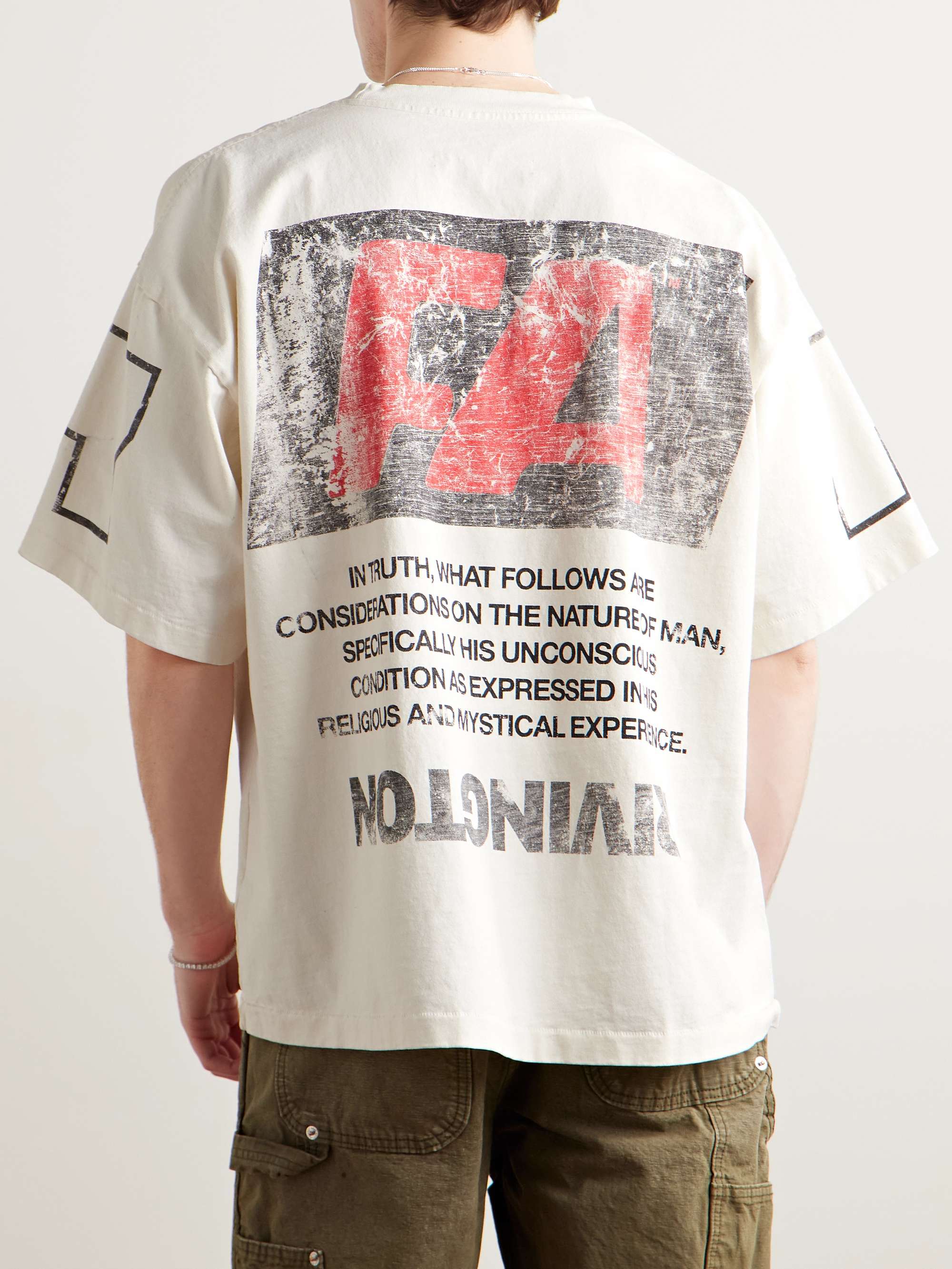 Nature of Man CVA Printed Cotton-Jersey T-Shirt view