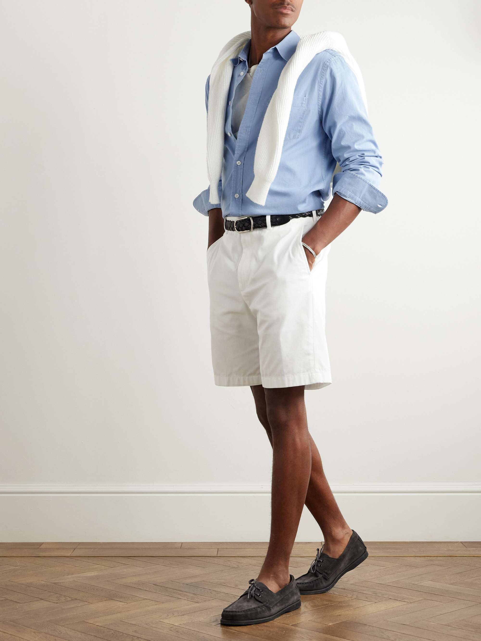 Sea Island Cotton-Twill Shirt view