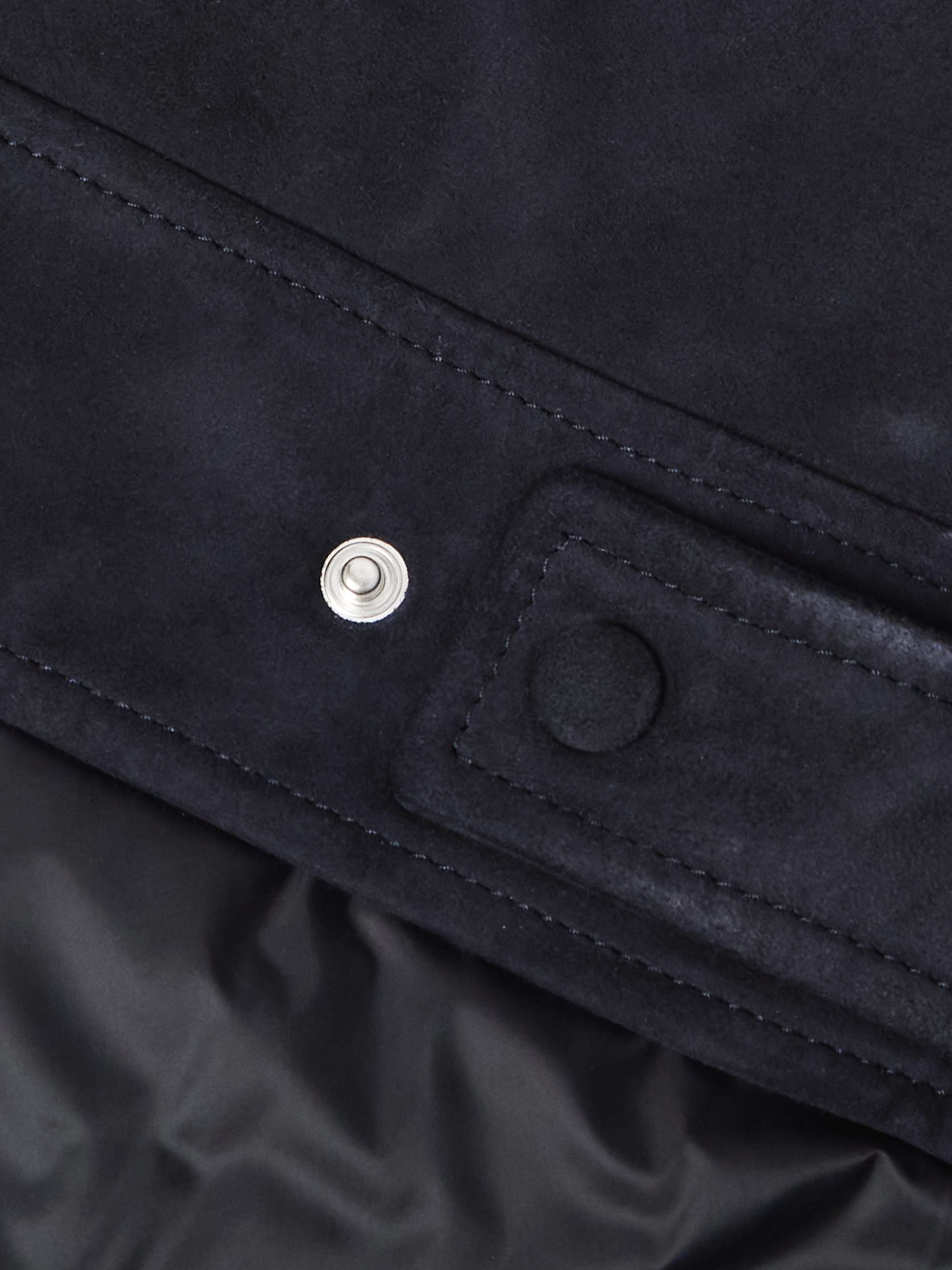 Thomas Shearling-Trimmed Suede Down Jacket view