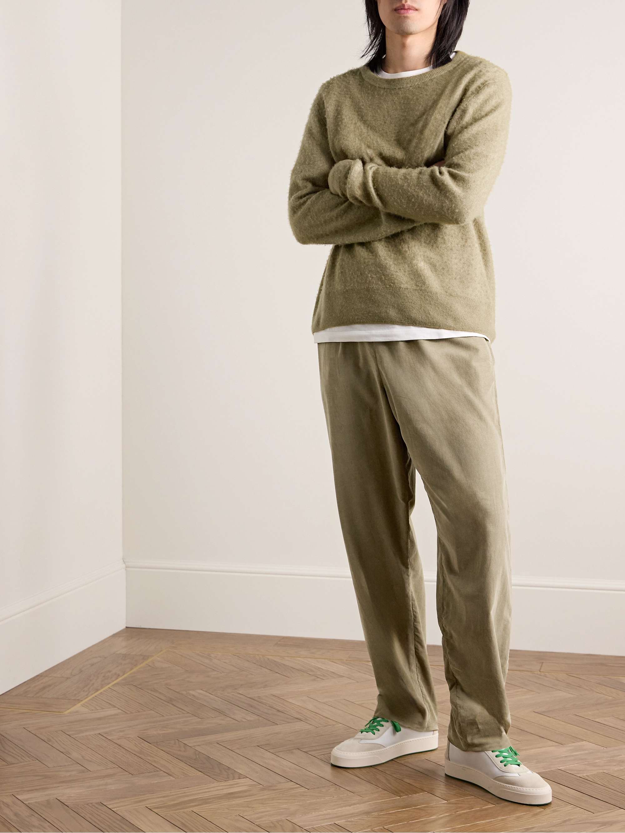 Ando Straight-Leg Cotton-Corduroy Trousers view