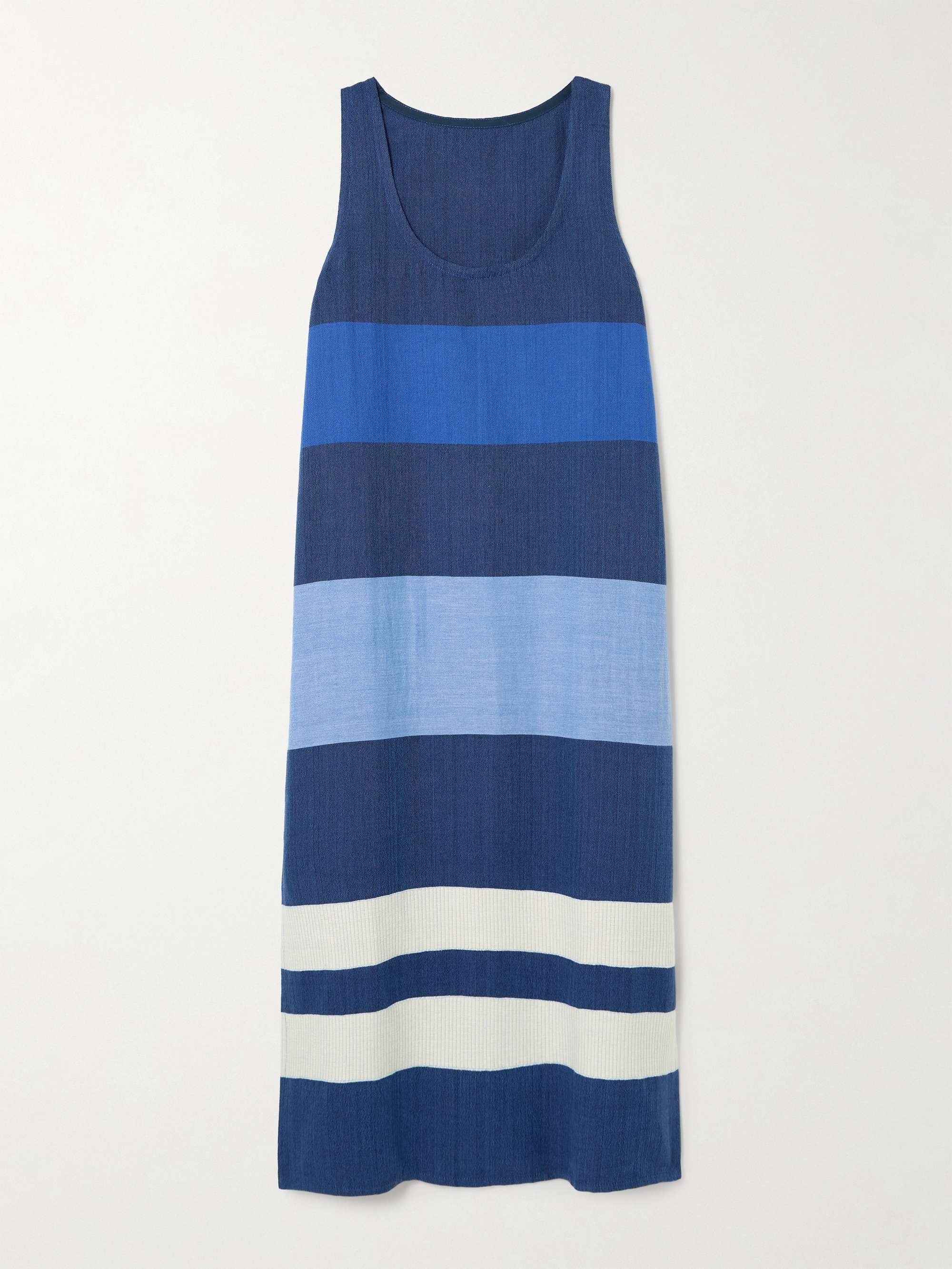Lilian striped cotton midi dress view