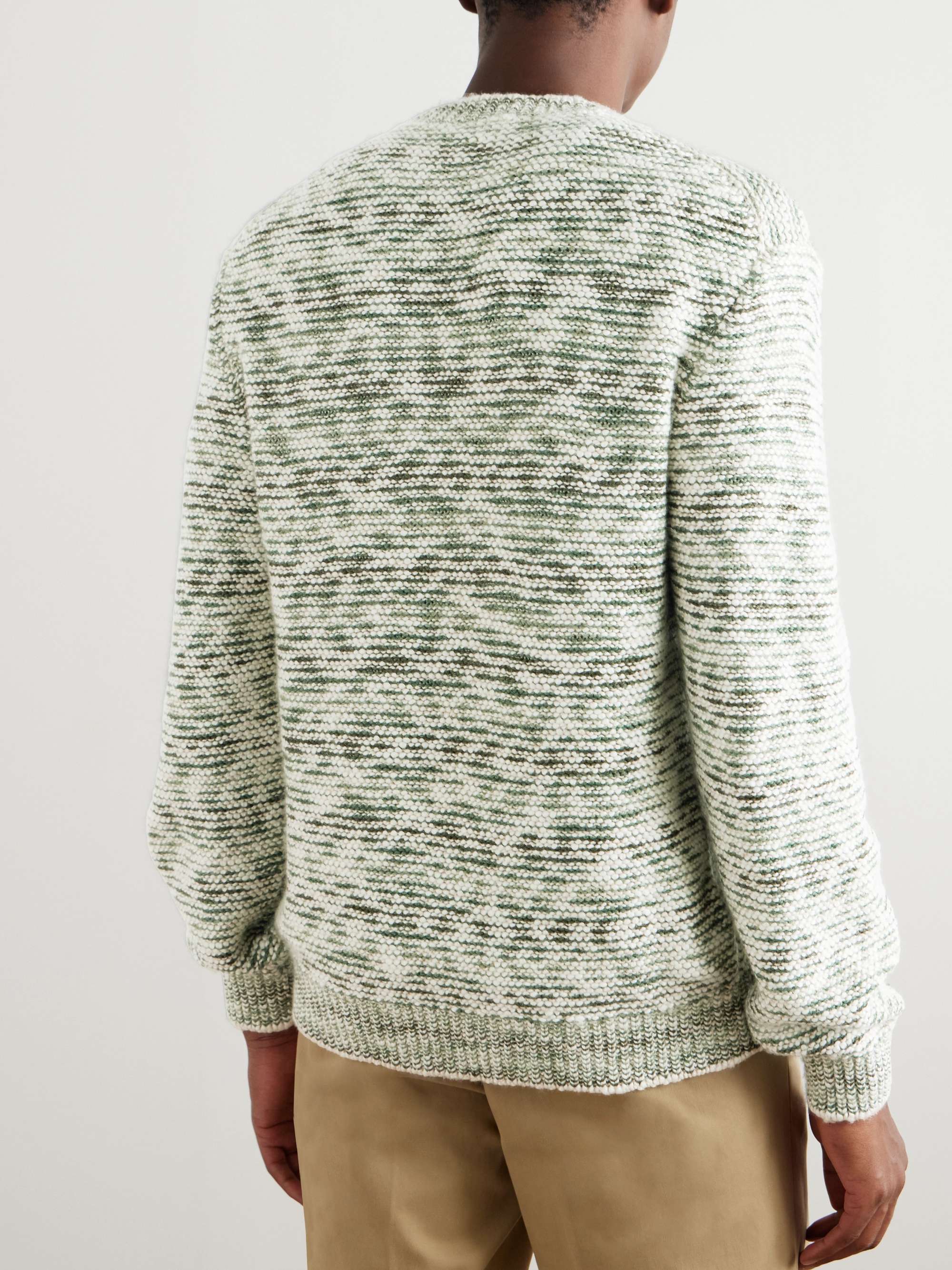Gnifetti Textured-Knit Cashmere Sweater view