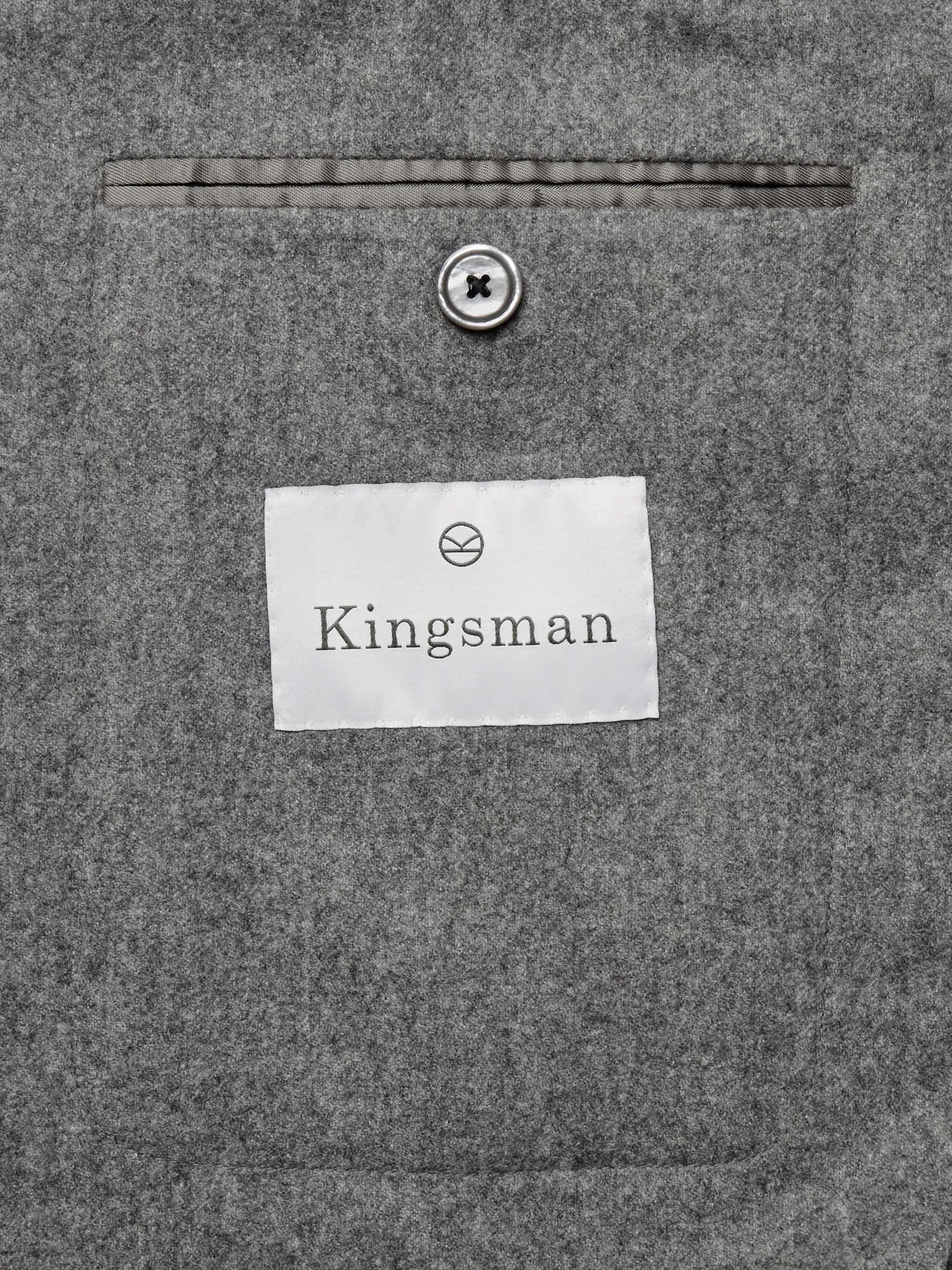 Slim-Fit Cashmere-Felt Blazer view