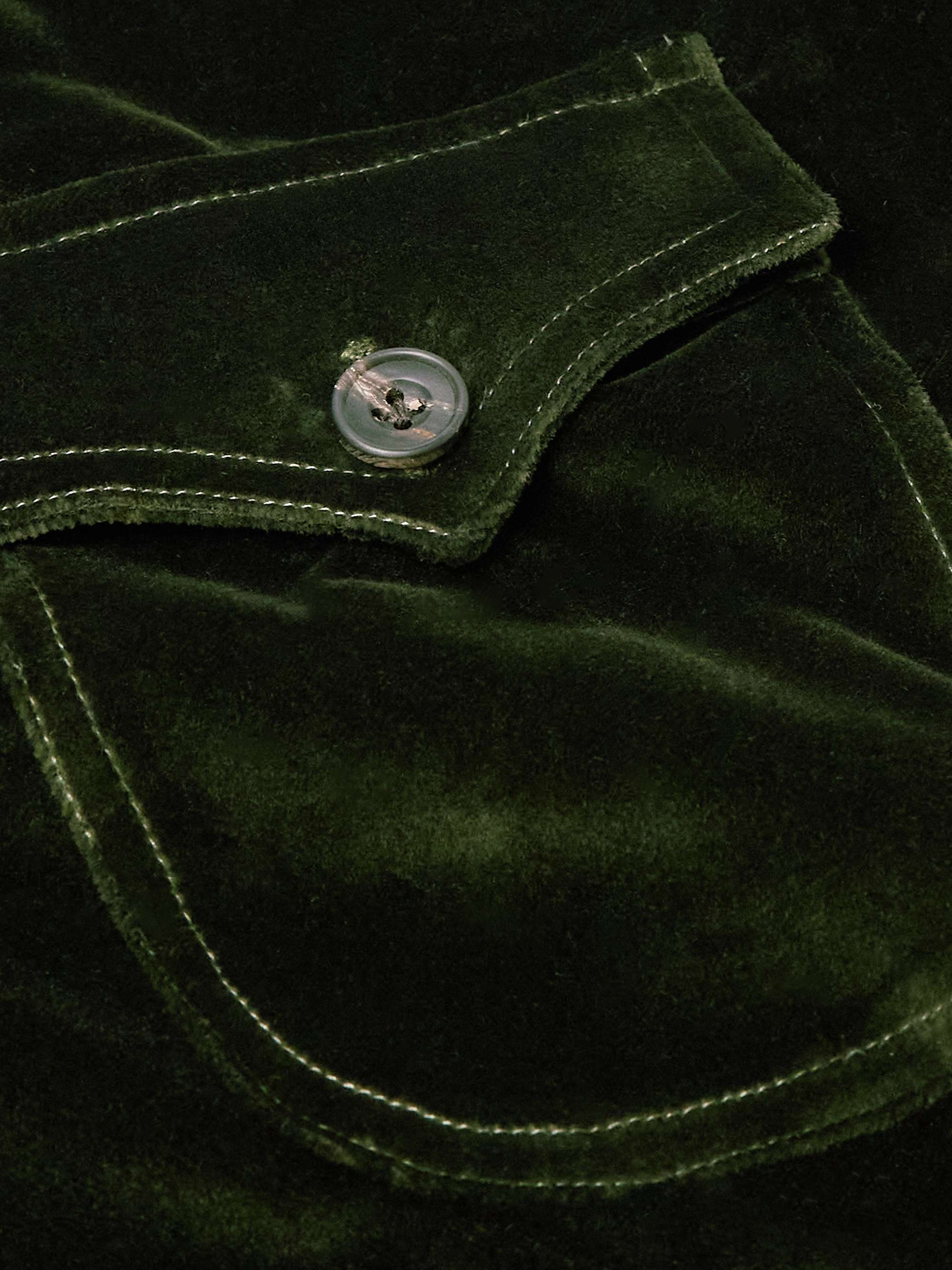 Sahariana Cotton-Velvet Jacket view