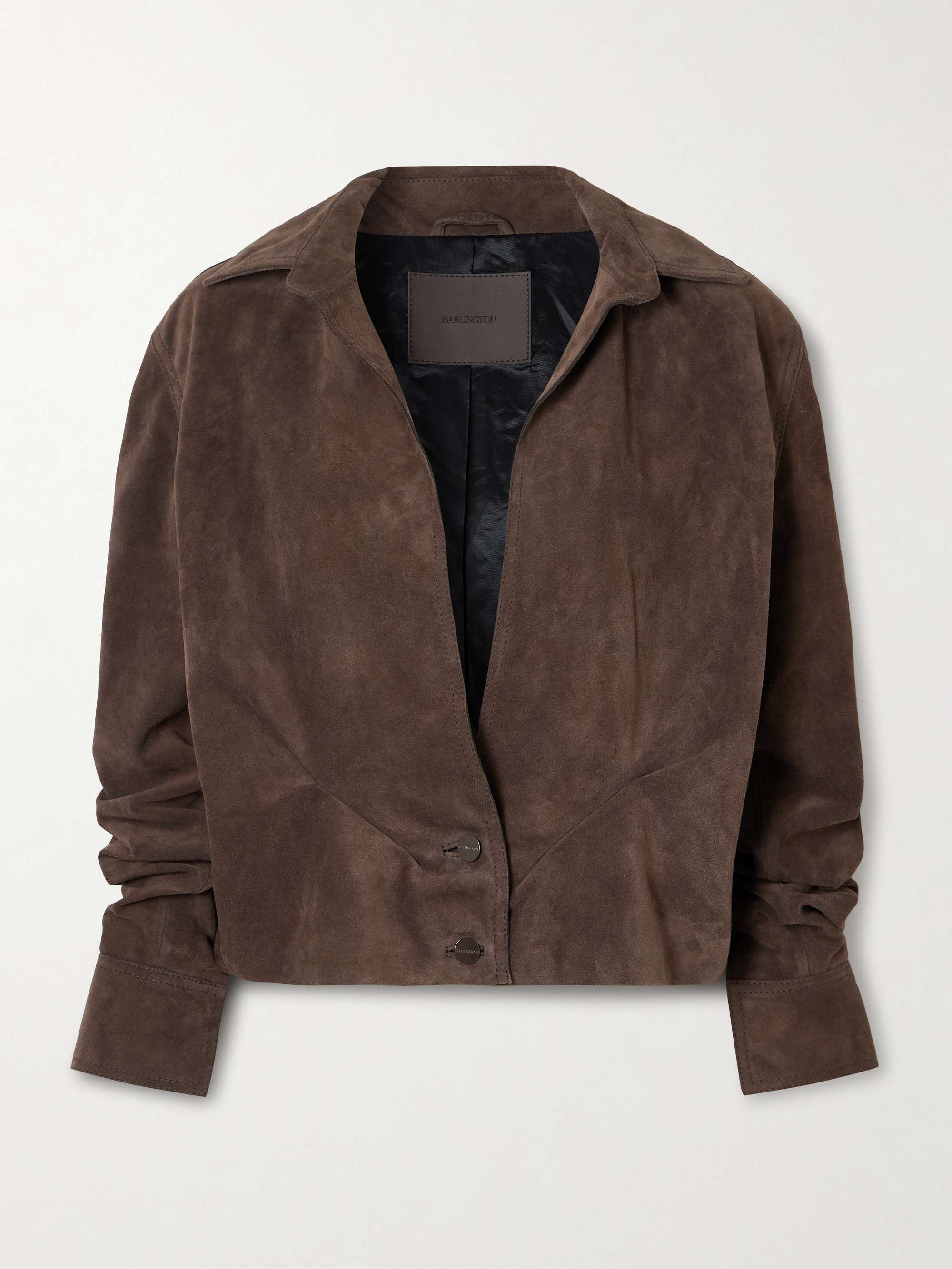 Erco cropped suede jacket view