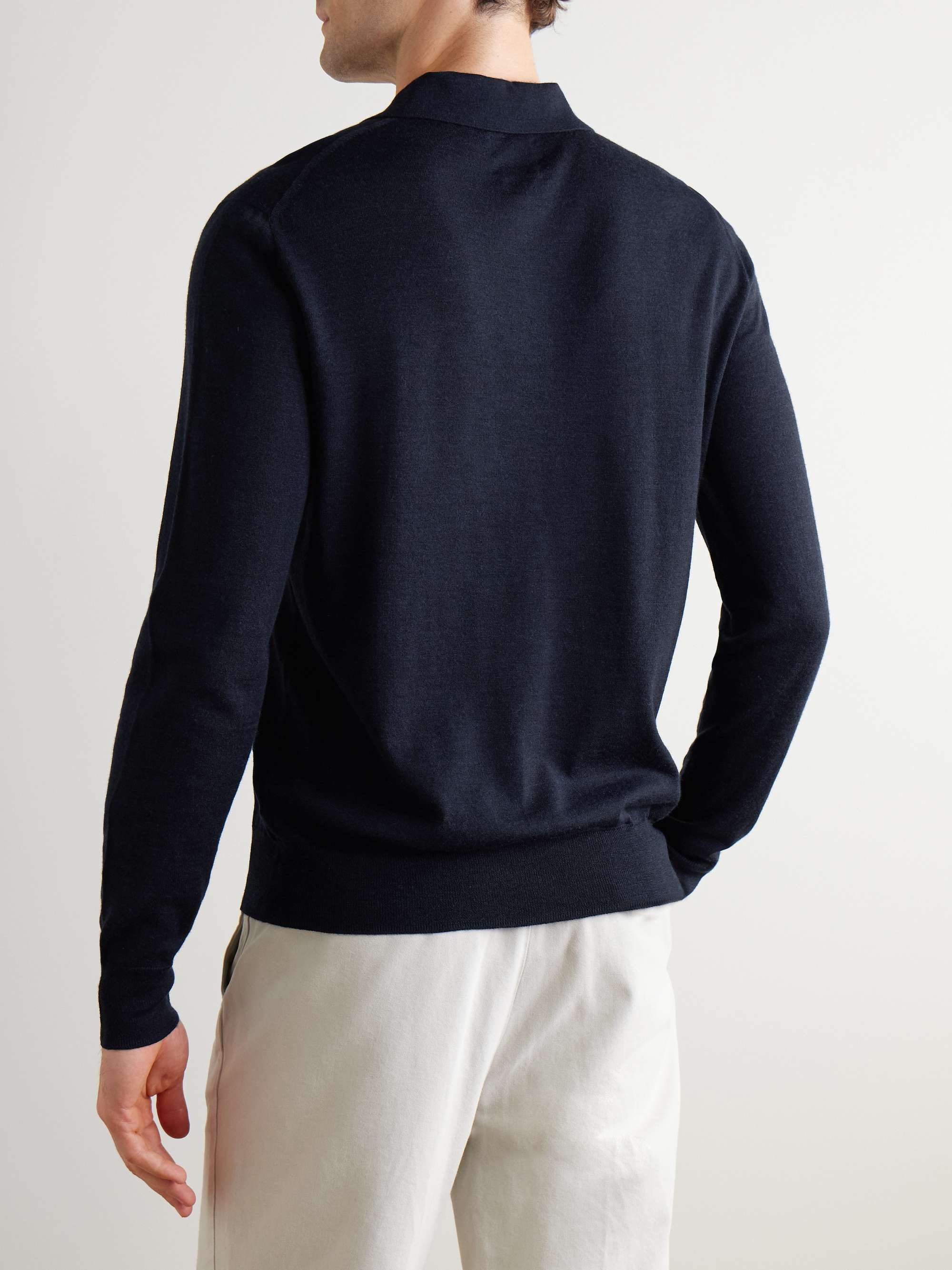 Merino Wool Polo Shirt view