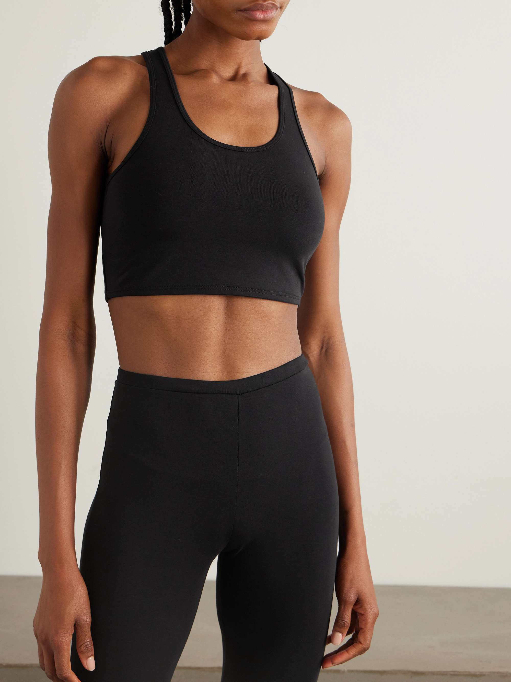 Base stretch-organic cotton sports bra view