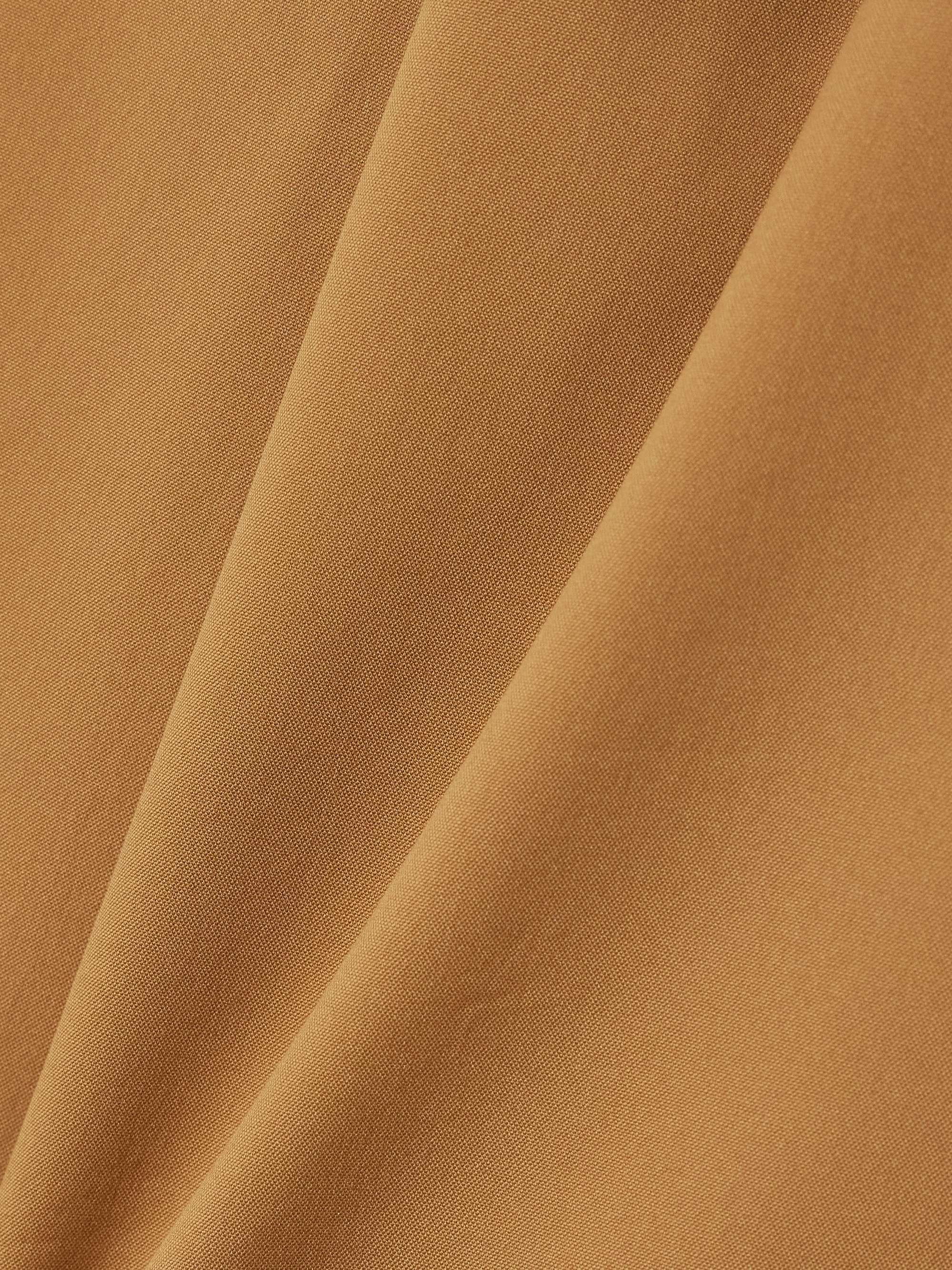 Gathered cotton-blend blouse view