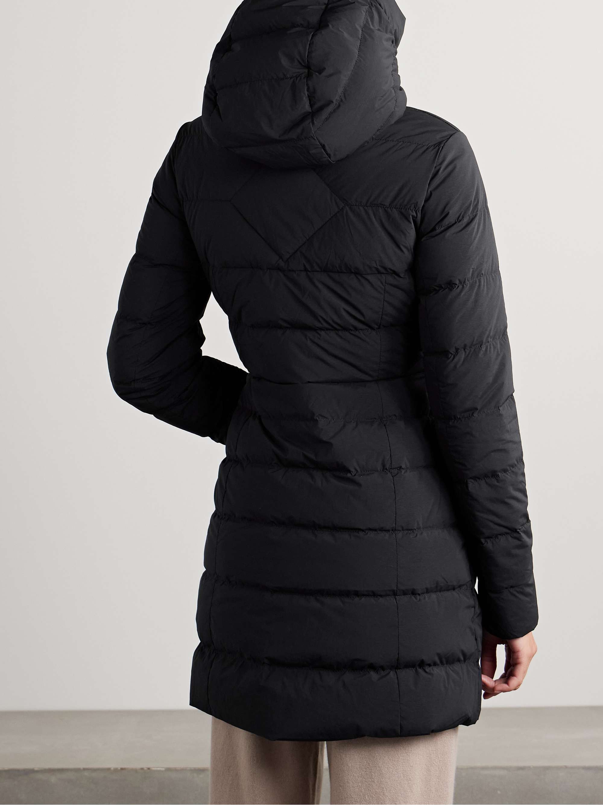 Clair hooded quilted Aira down coat view