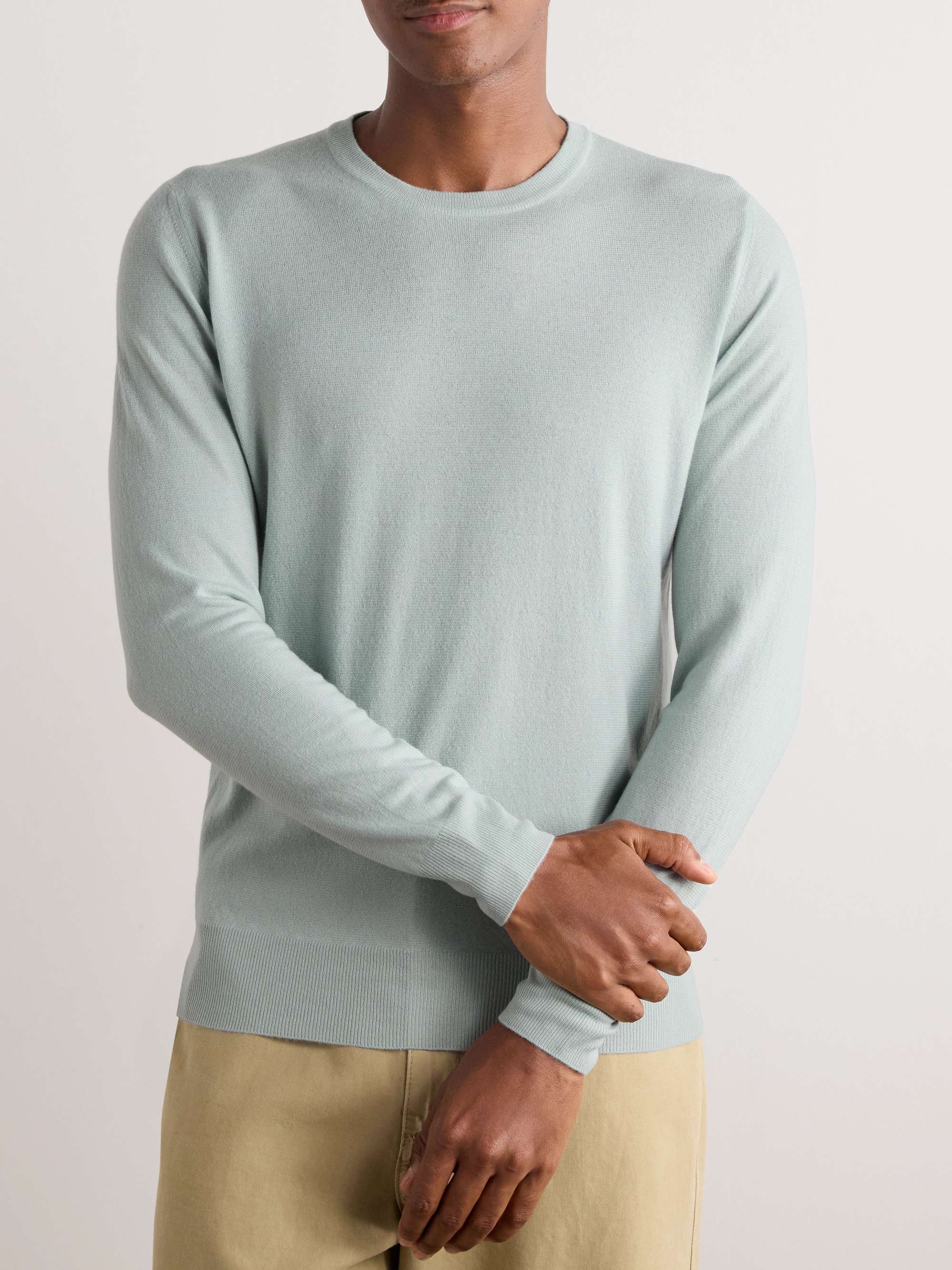 Girocollo Slim-Fit Baby Cashmere Sweater view