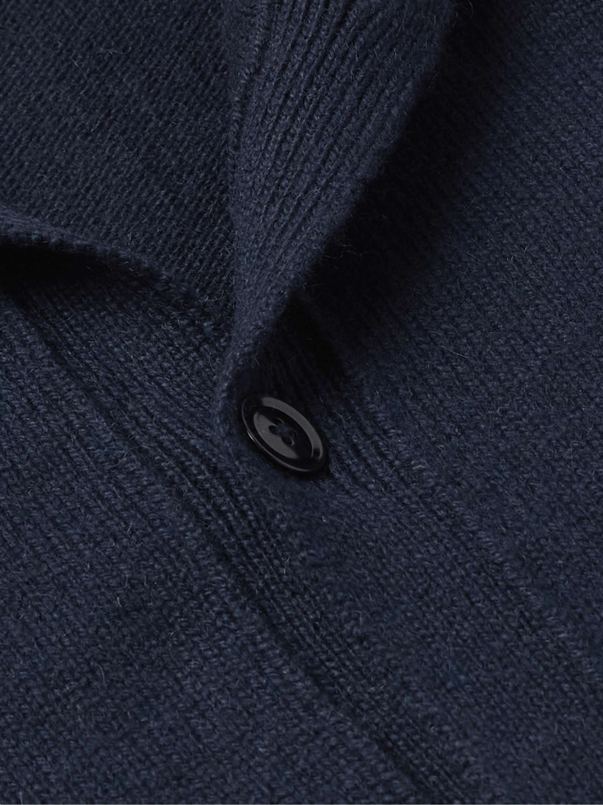 Wool, Cashmere and Mohair-Blend Cardigan view