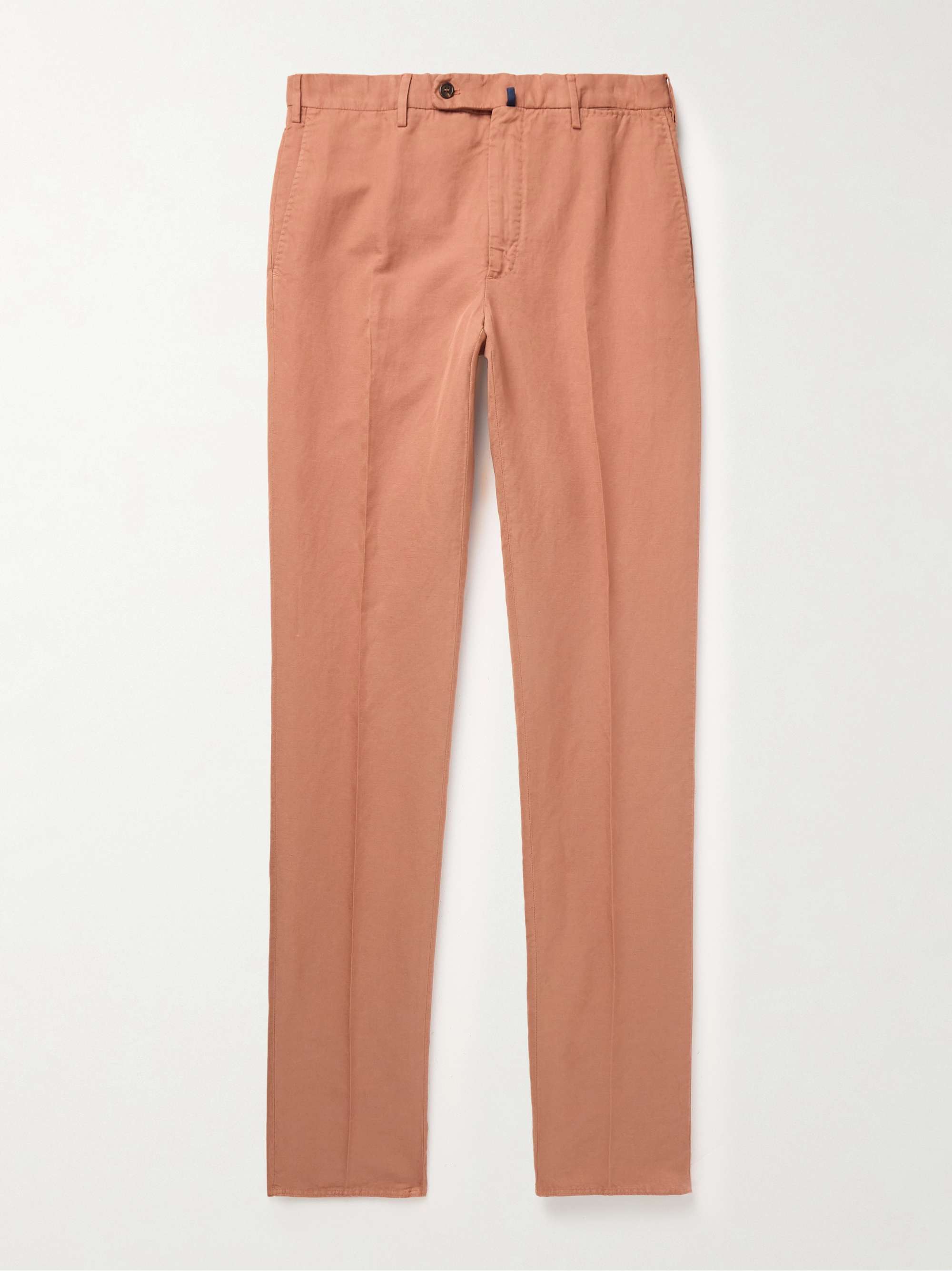 Venezia 1951 Slim-Fit Garment-Dyed Chinolino Trousers view