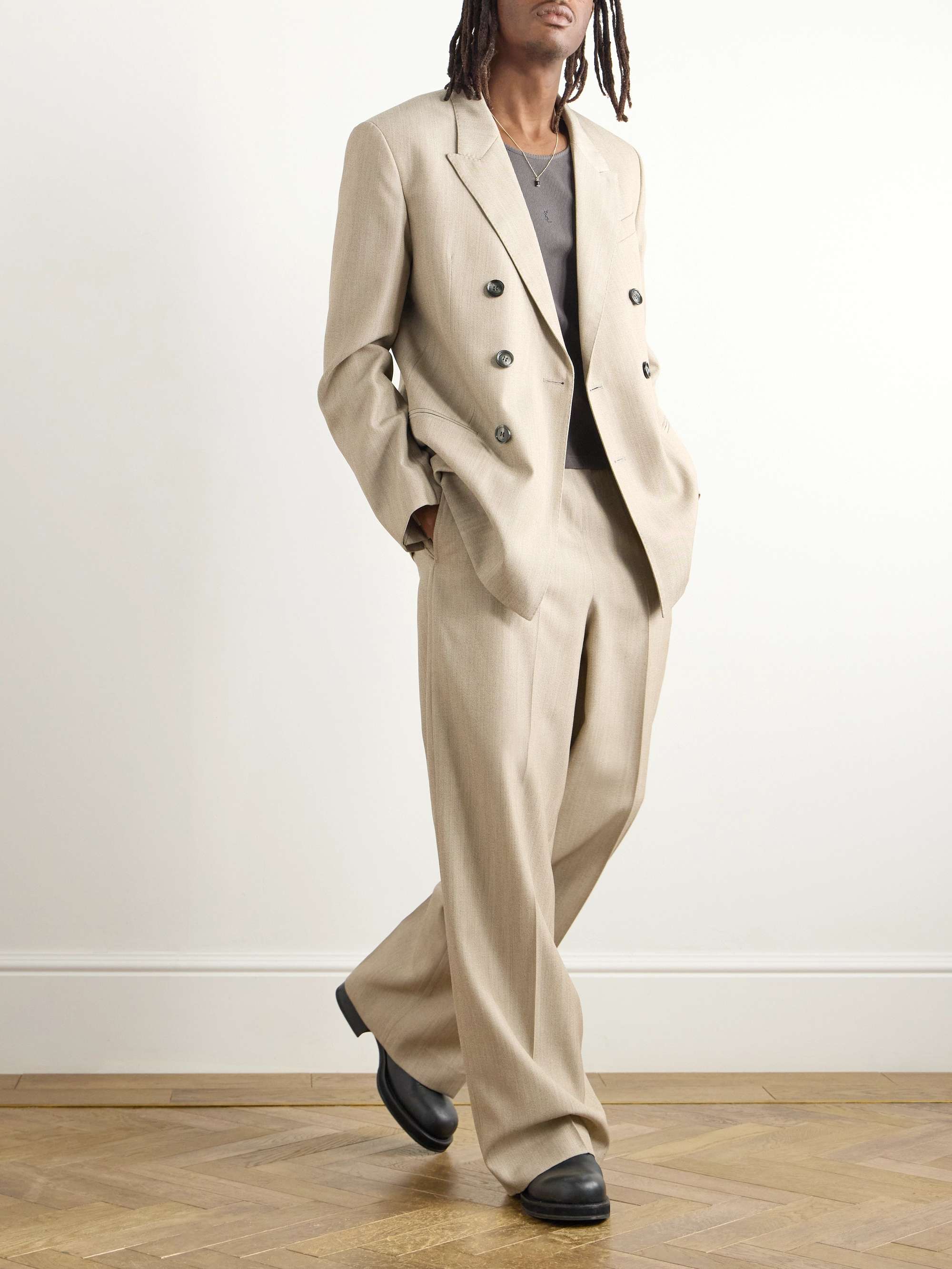 Sailor Wide-Leg Wool Trousers view
