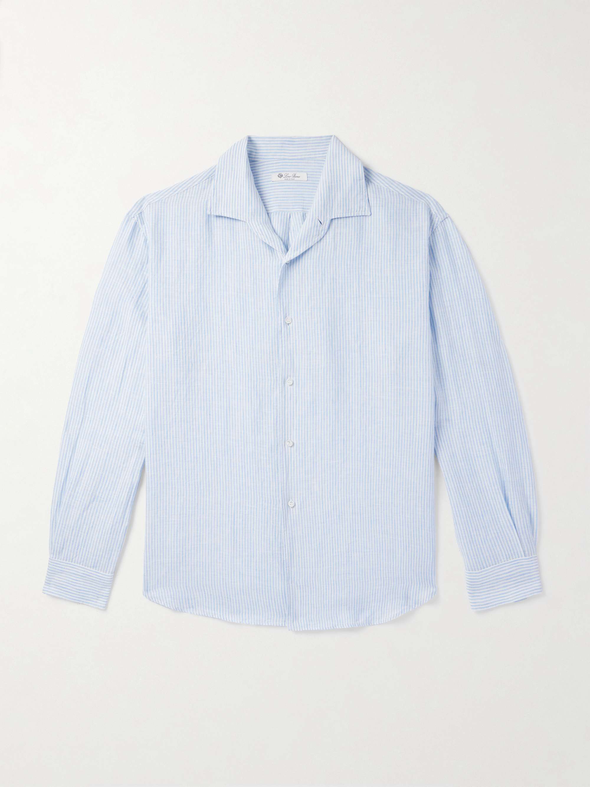 Raffaele Striped Linen Shirt view