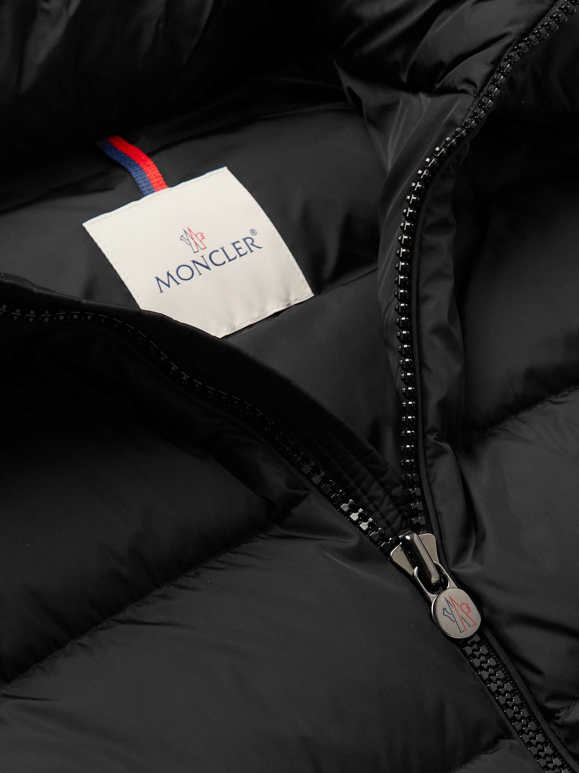 Moncler Mayaf Faux Fur-Trimmed Quilted Shell Down Jacket view