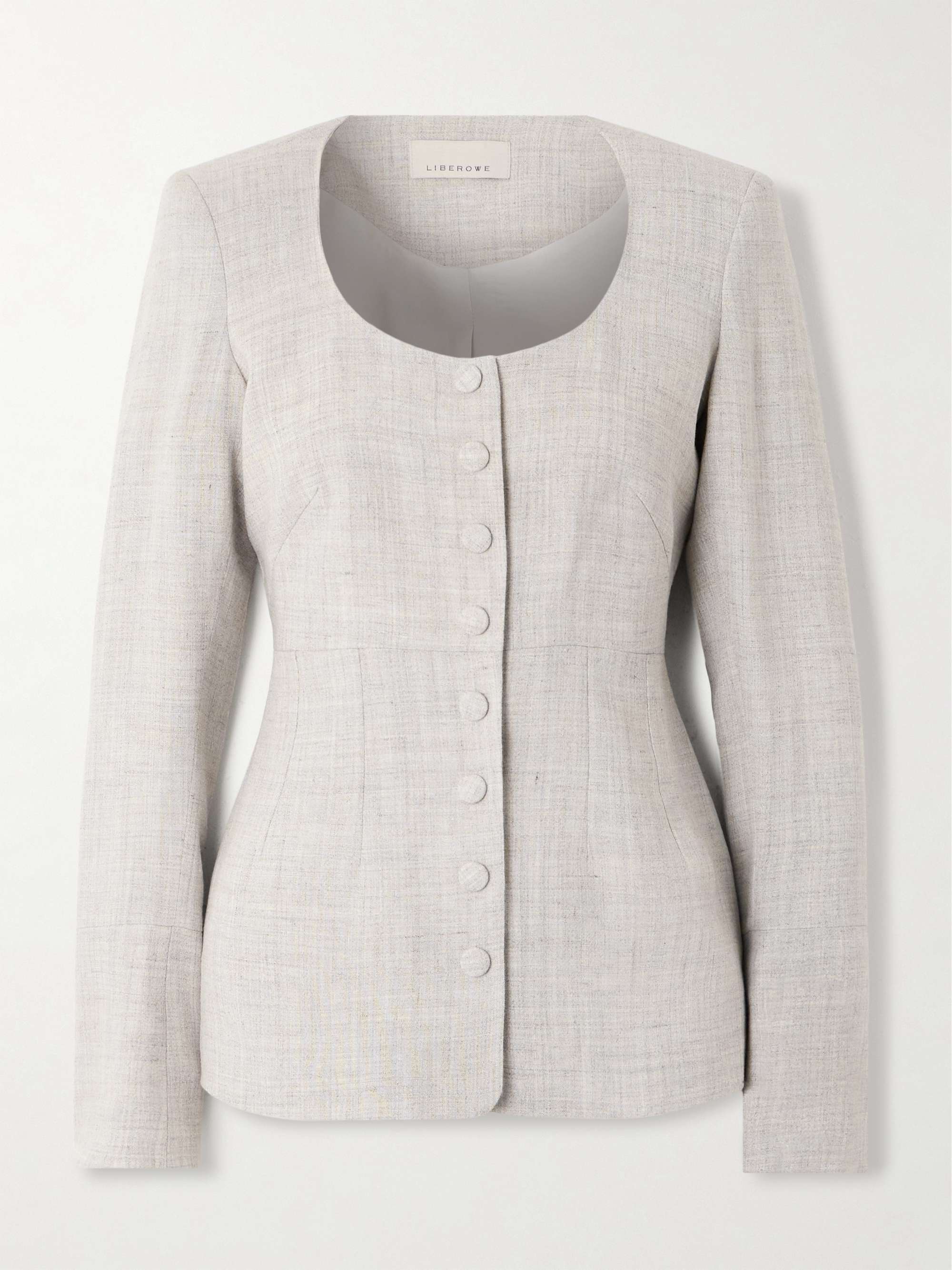 Amber woven blouse view