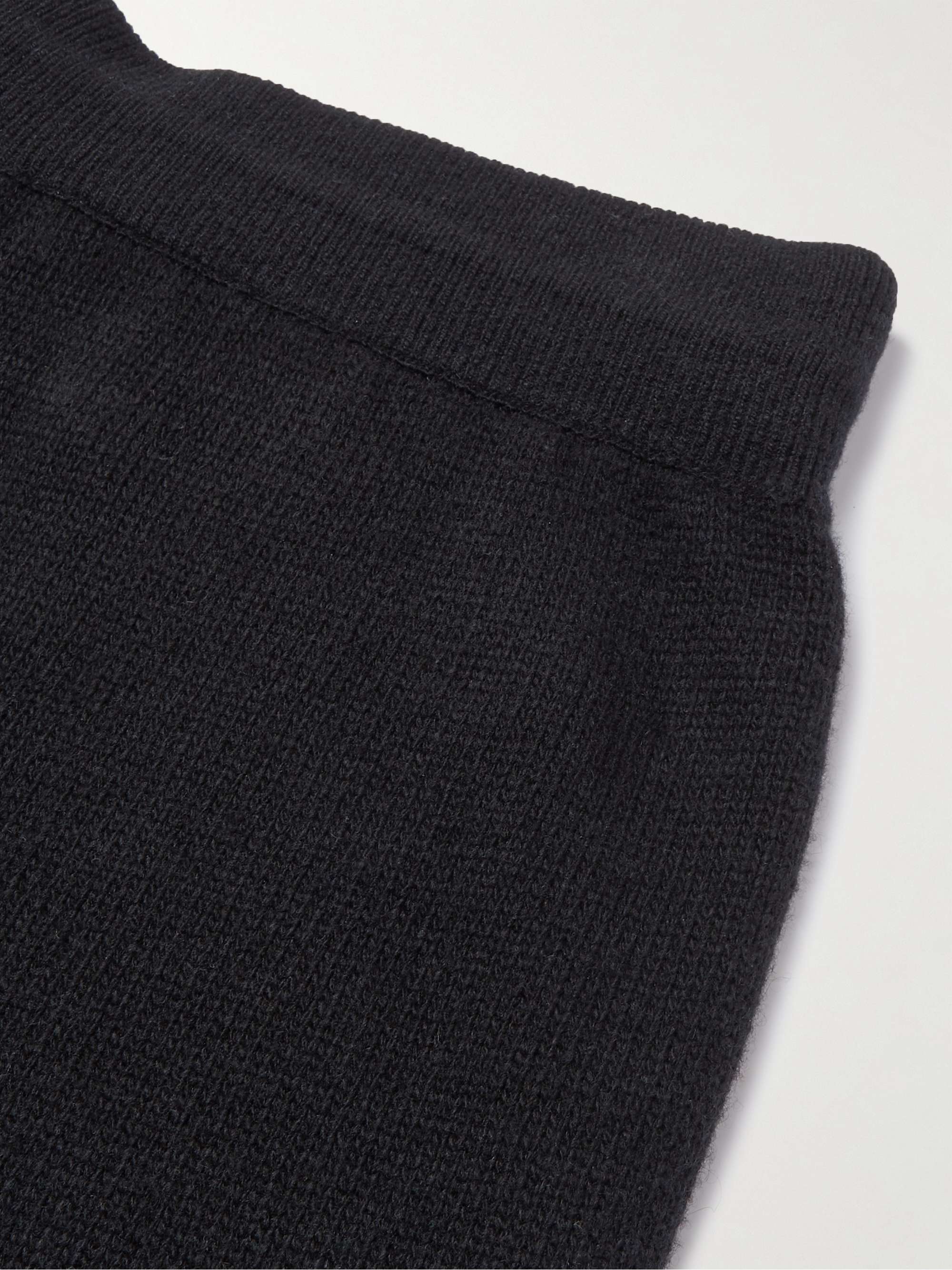 Tapered Wool and Cashmere-Blend Sweatpants view