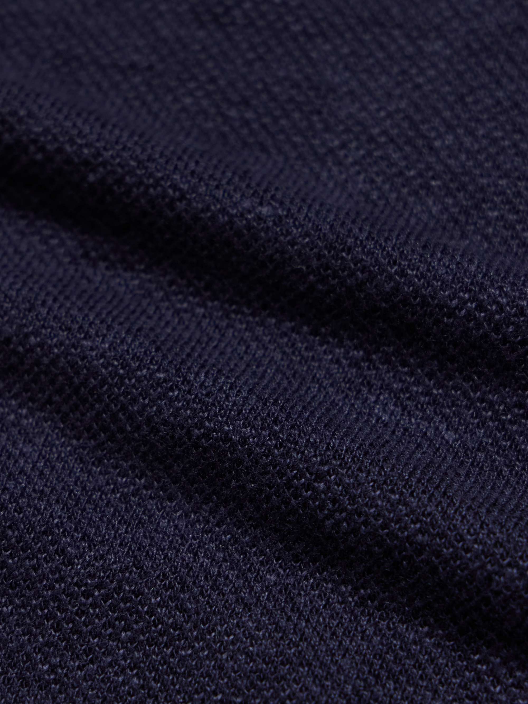 Linen-Piqué Polo Shirt view