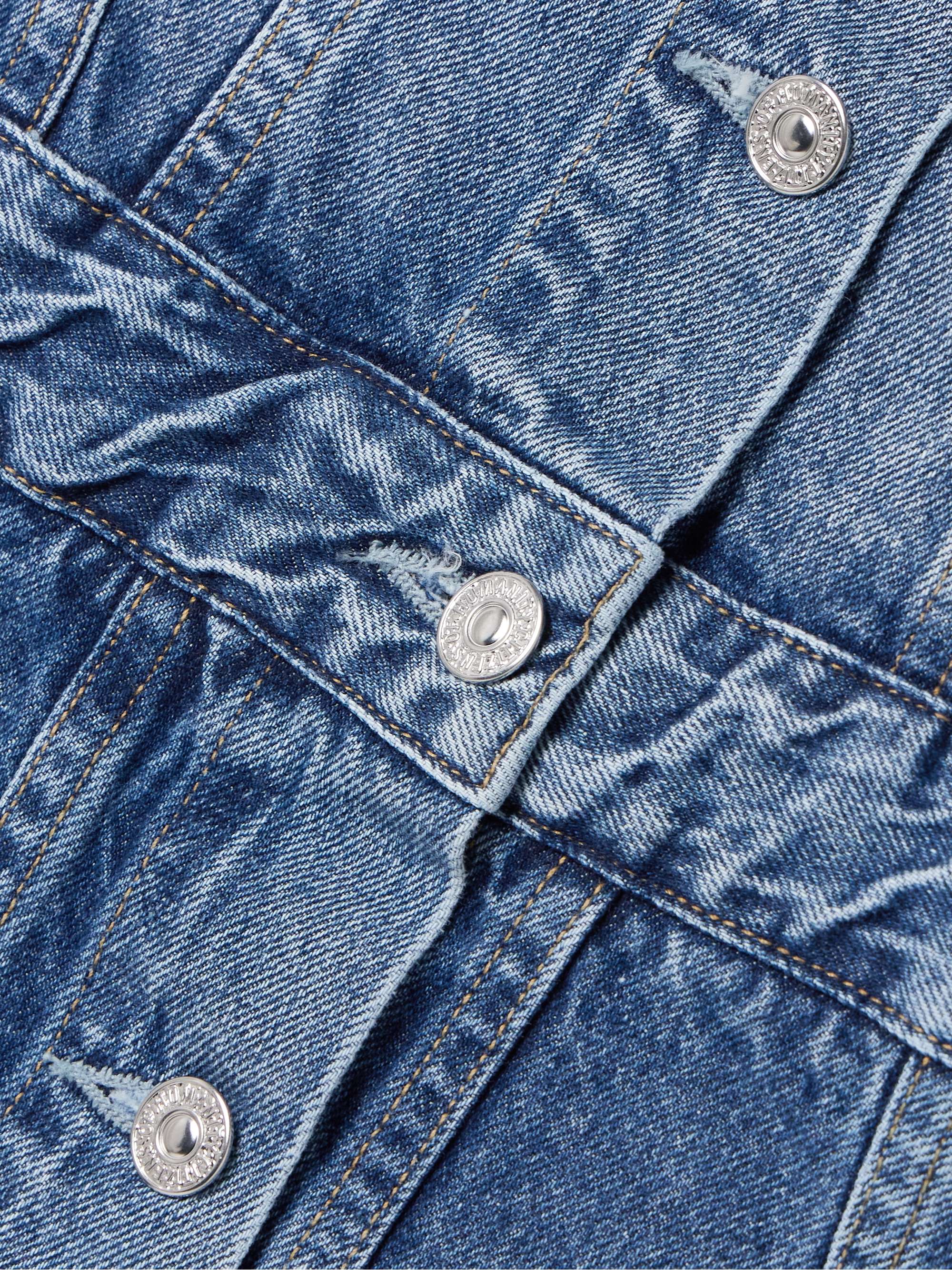 Idalene organic denim midi shirt dress view