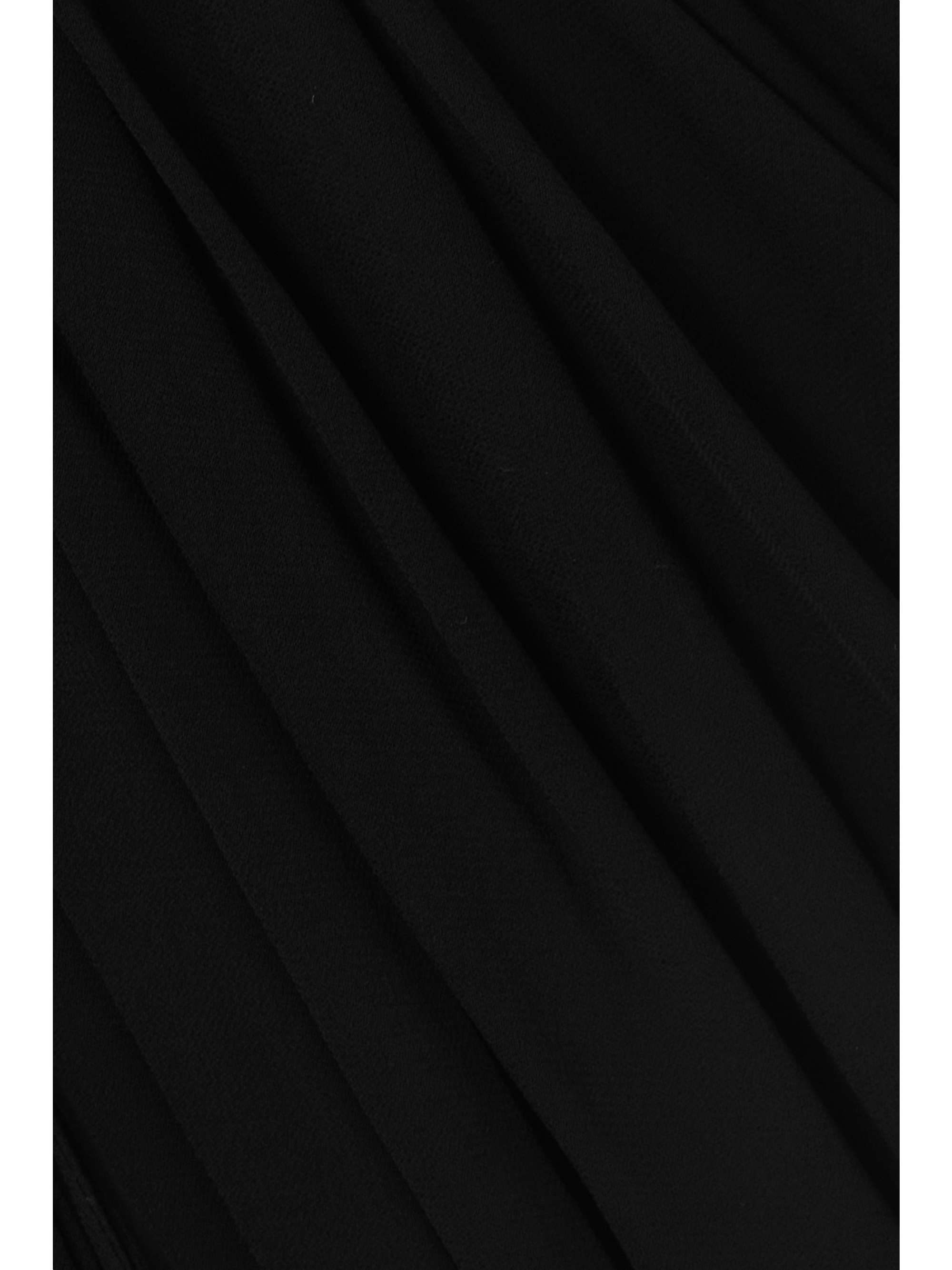 Gathered open-back jersey mini dress view