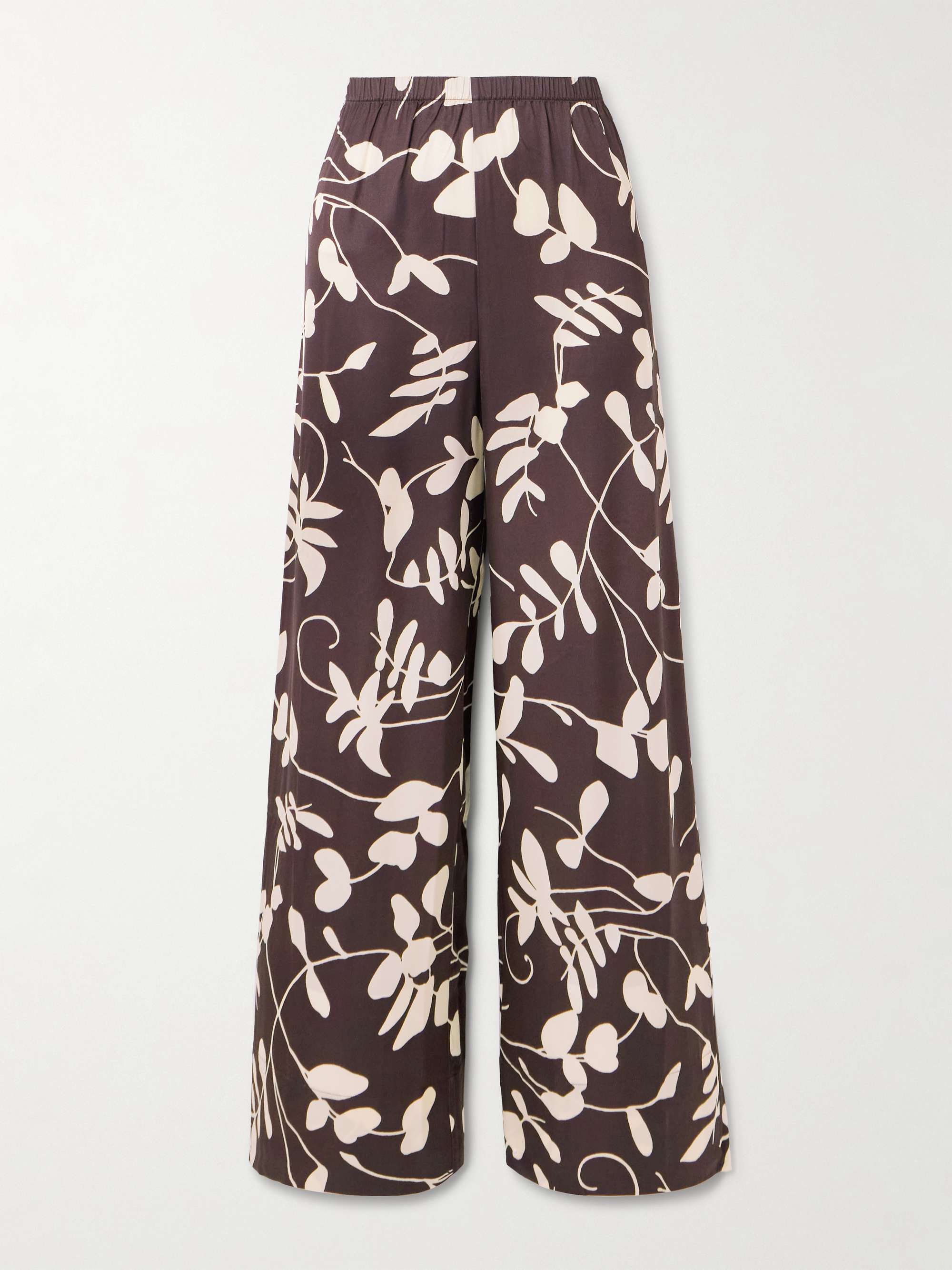 Chambien floral-print crepe pants view