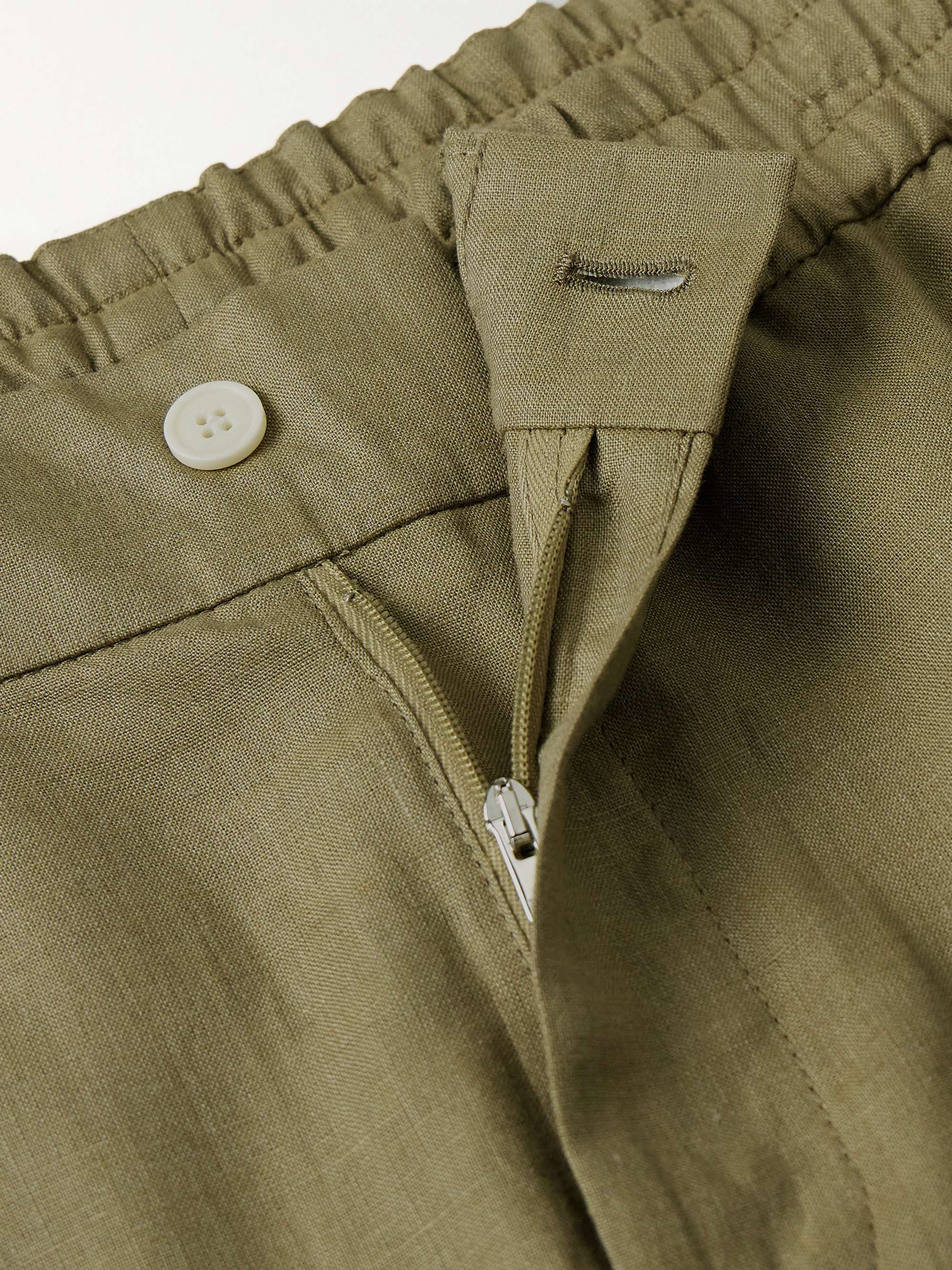 Gadd Straight-Leg Linen Trousers view