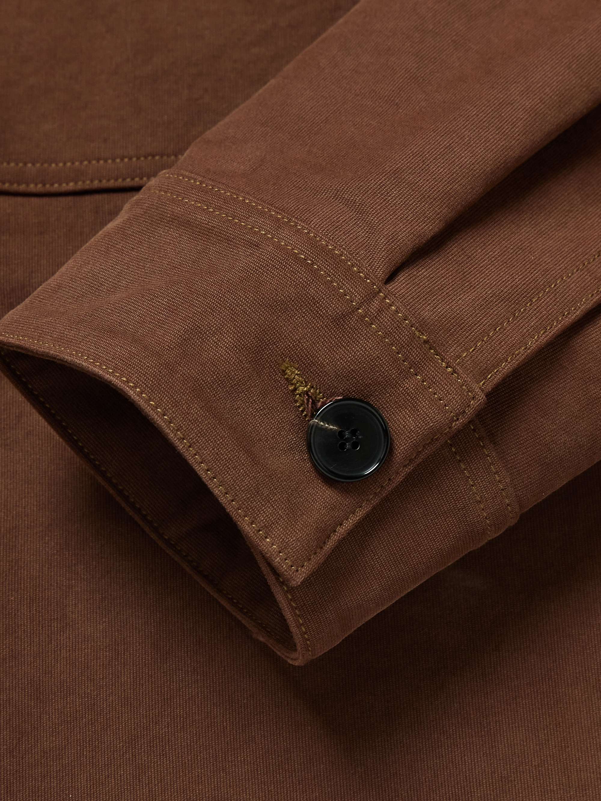 + RSVP GALLERY Erving Appliquéd Cotton-Canvas Jacket view