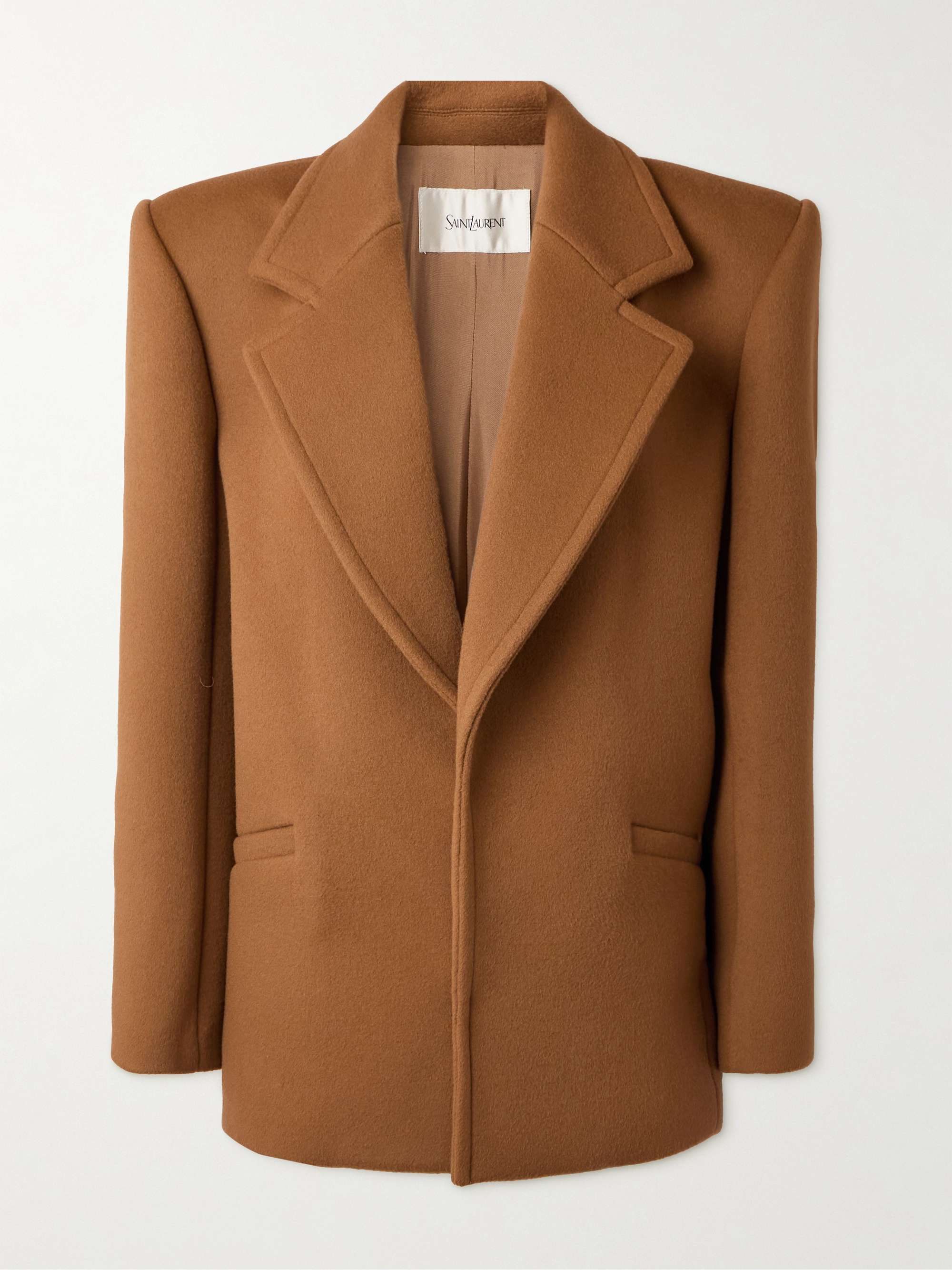 Oversized wool coat view