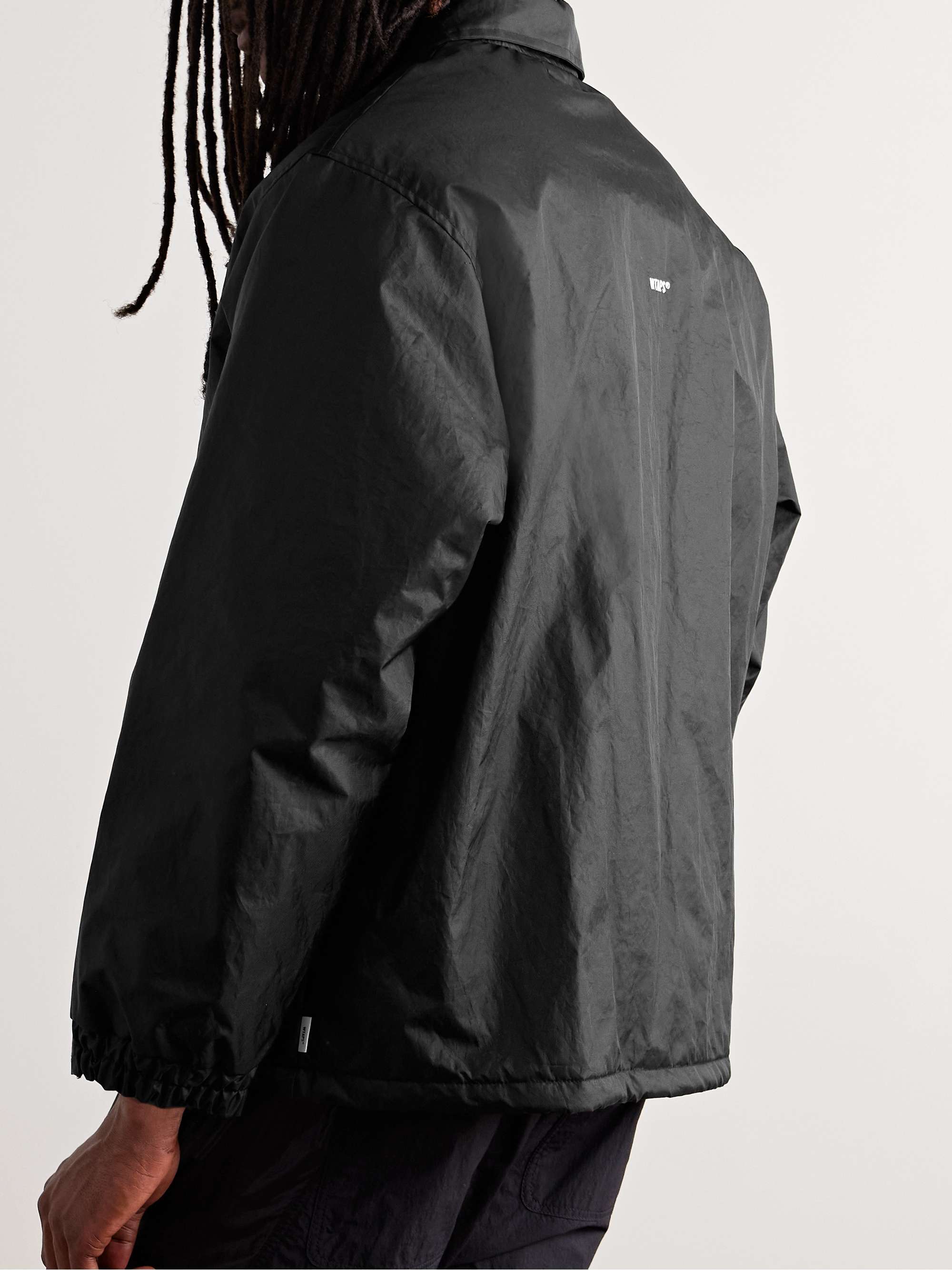 Logo-Appliquéd Padded Nylon Jacket view