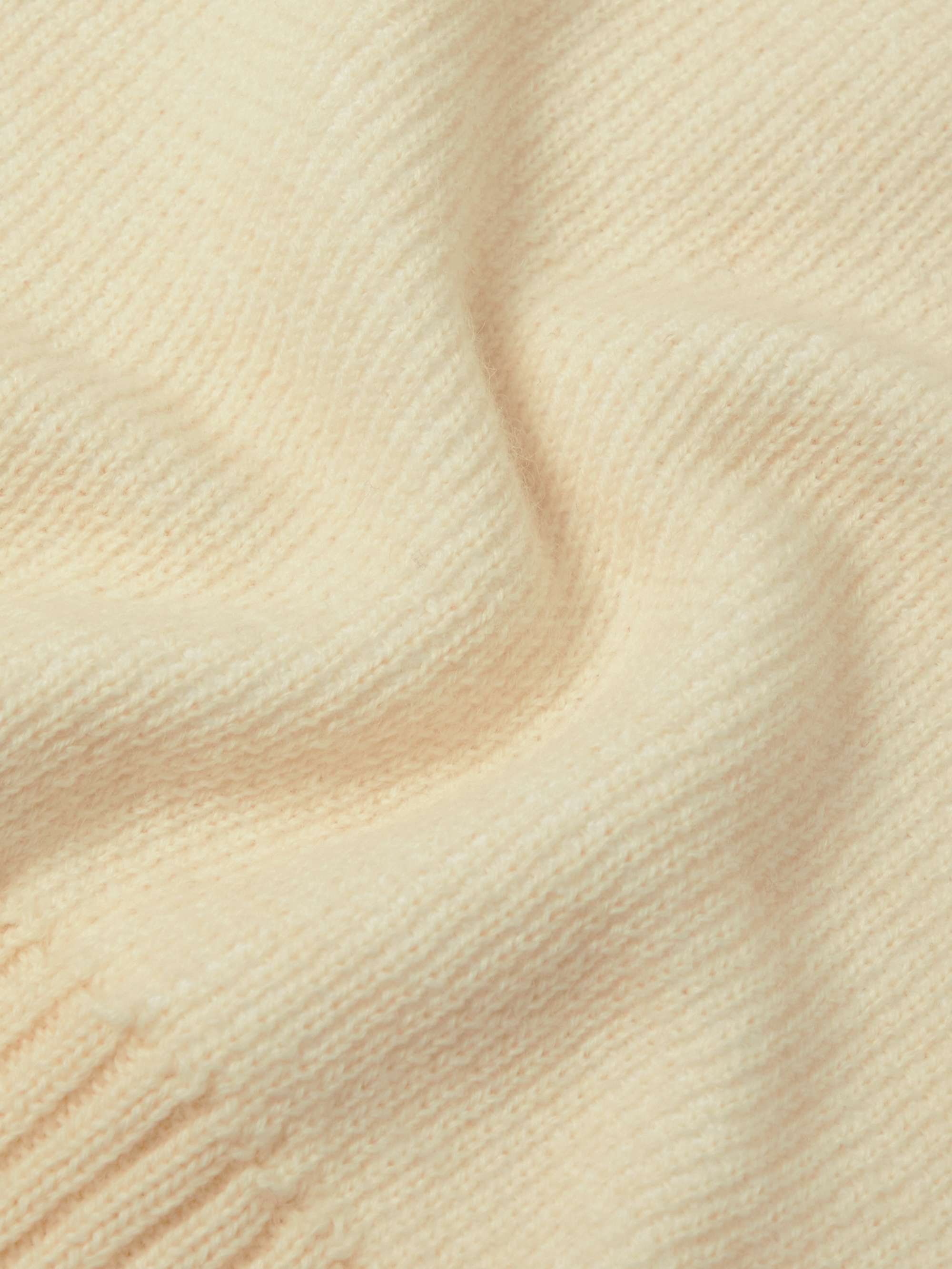 Shawl-Collar Wool Sweater view