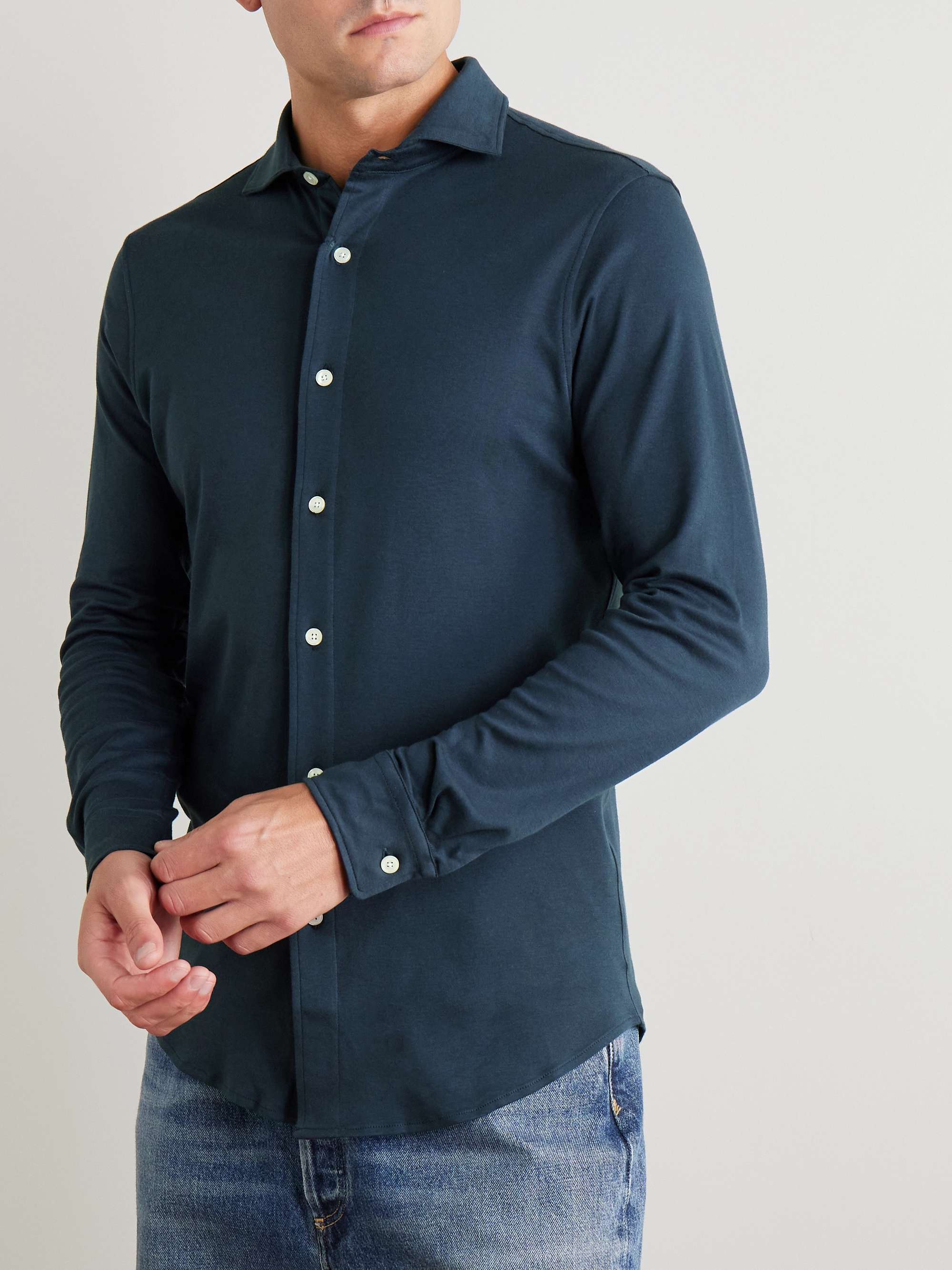 Palmer Cotton-Jersey Shirt view