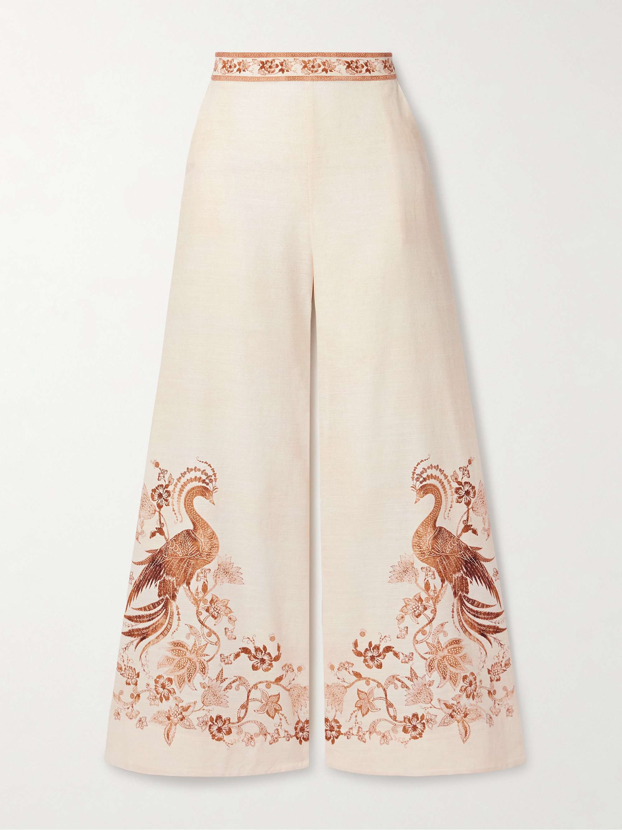 Ascension printed cotton wide-leg pants view