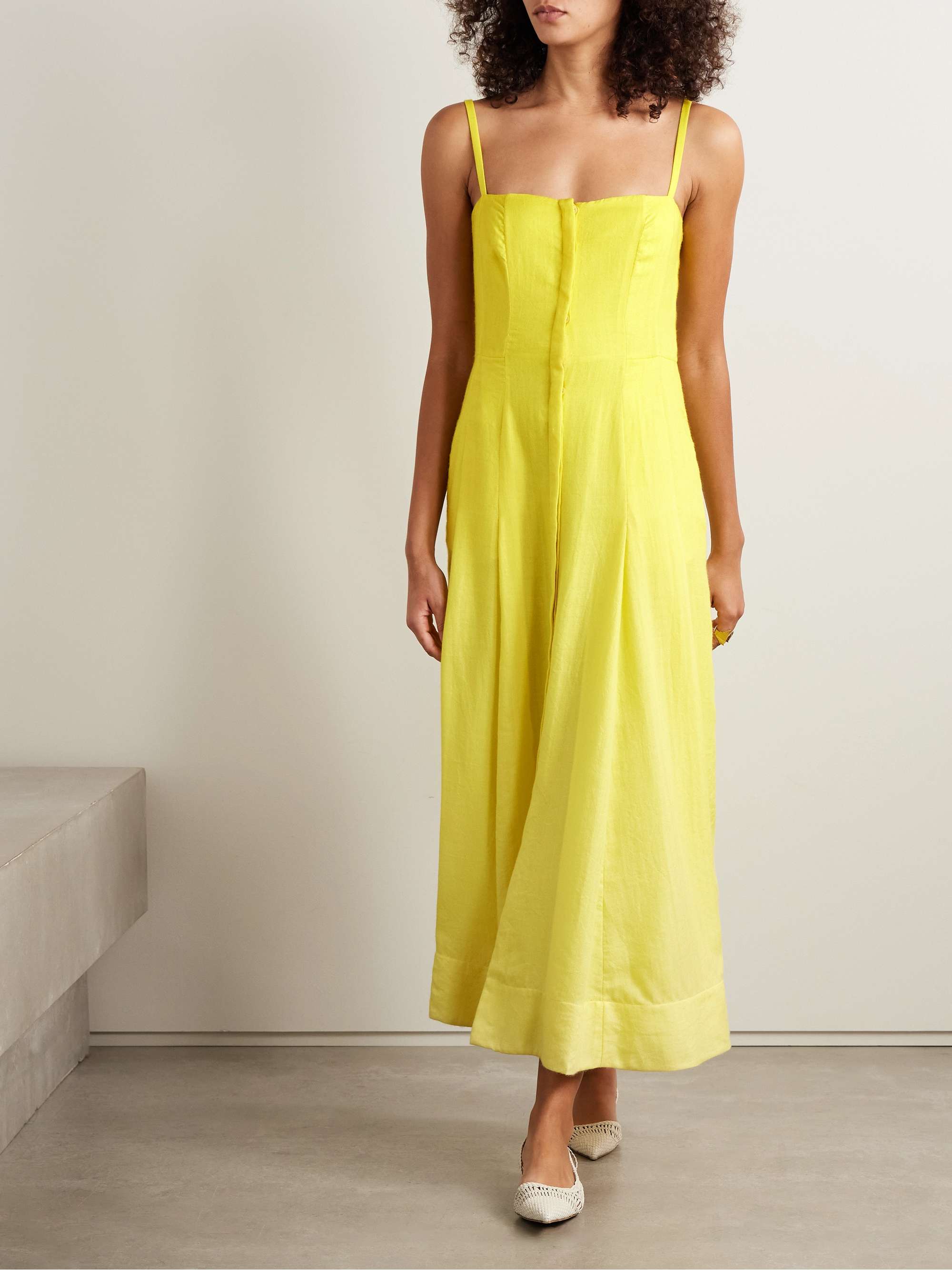 Magritte herringbone cashmere and silk-blend maxi dress view