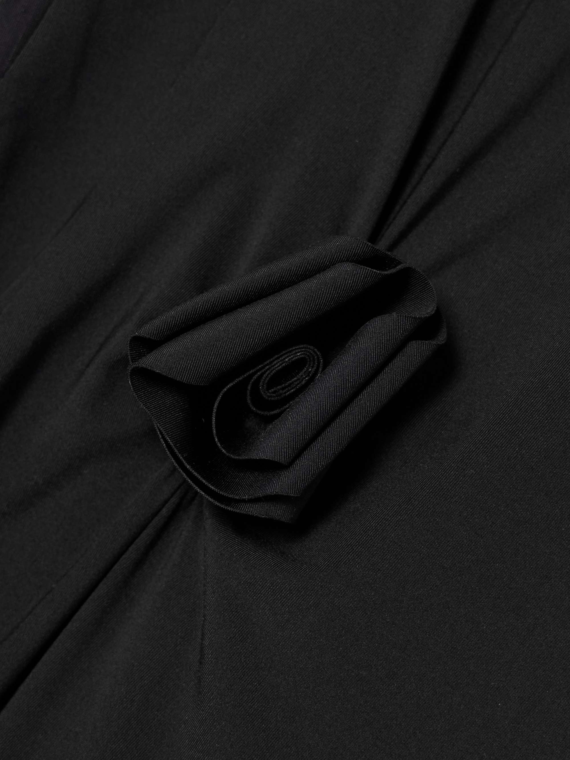 Hibisco appliquéd stretch-jersey maxi dress view