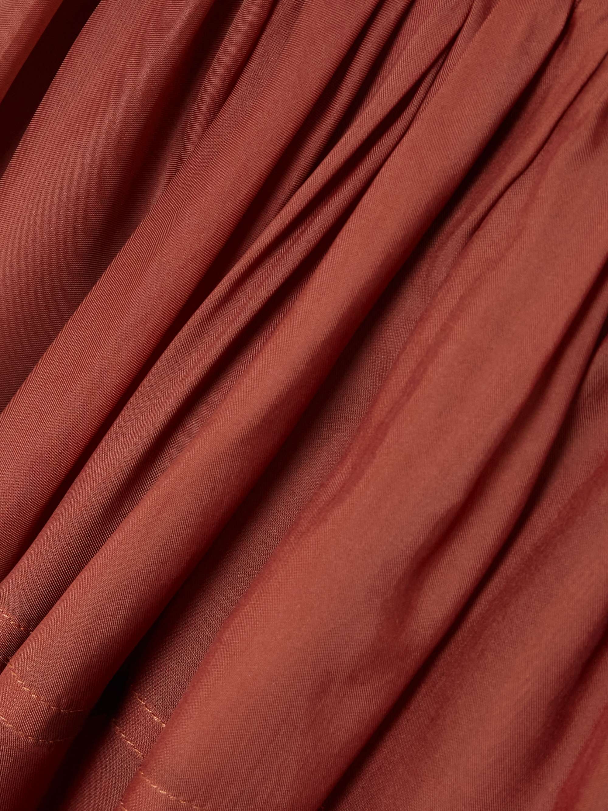 Strapless jersey gown view
