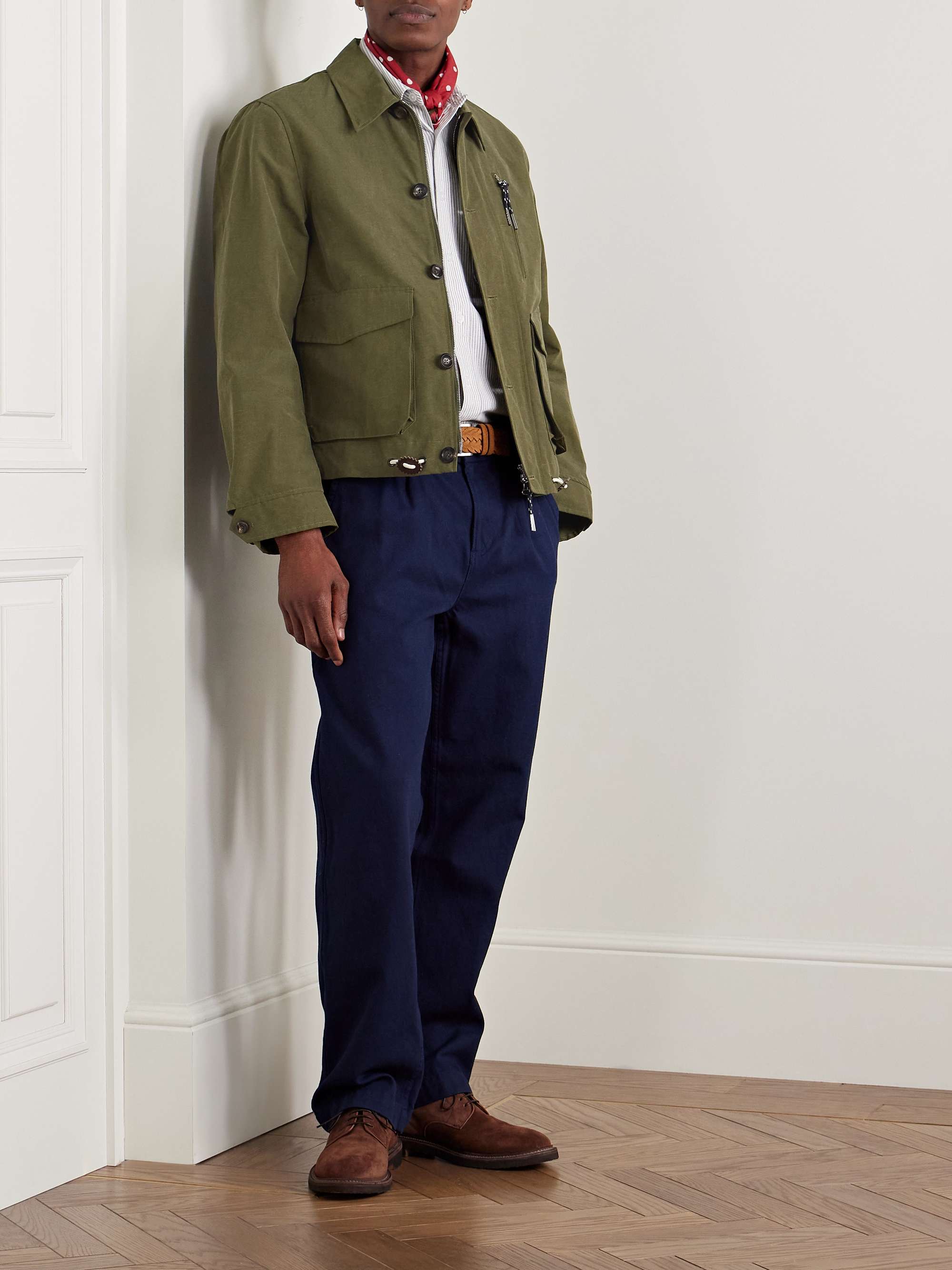 Cotton and Nylon-Blend Jacket view